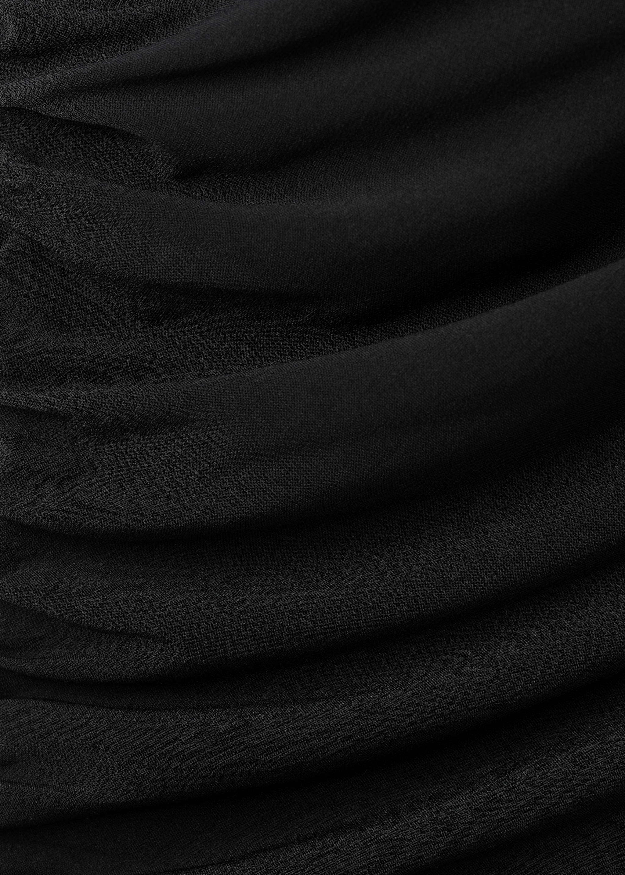 Fine-knit dress with frill embellishments - Details of the article 0