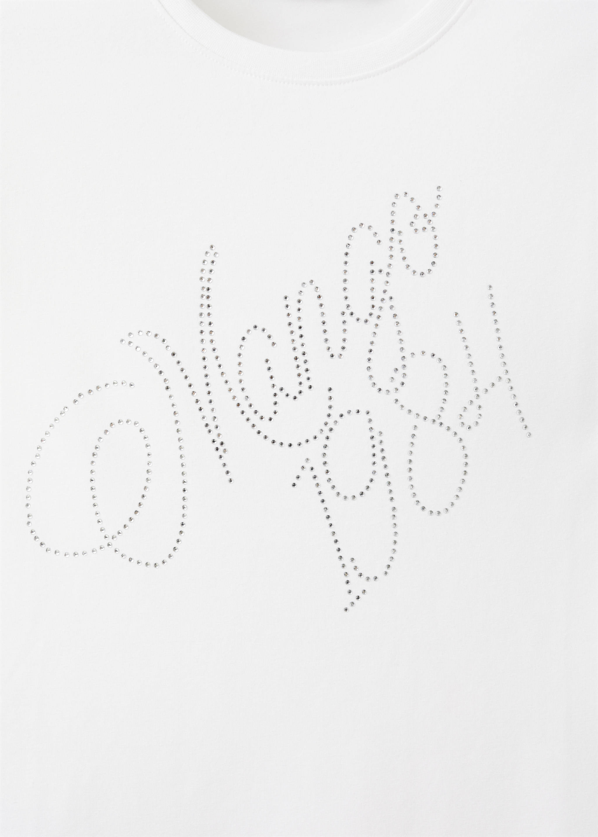 Rhinestone message t-shirt - Details of the article 0