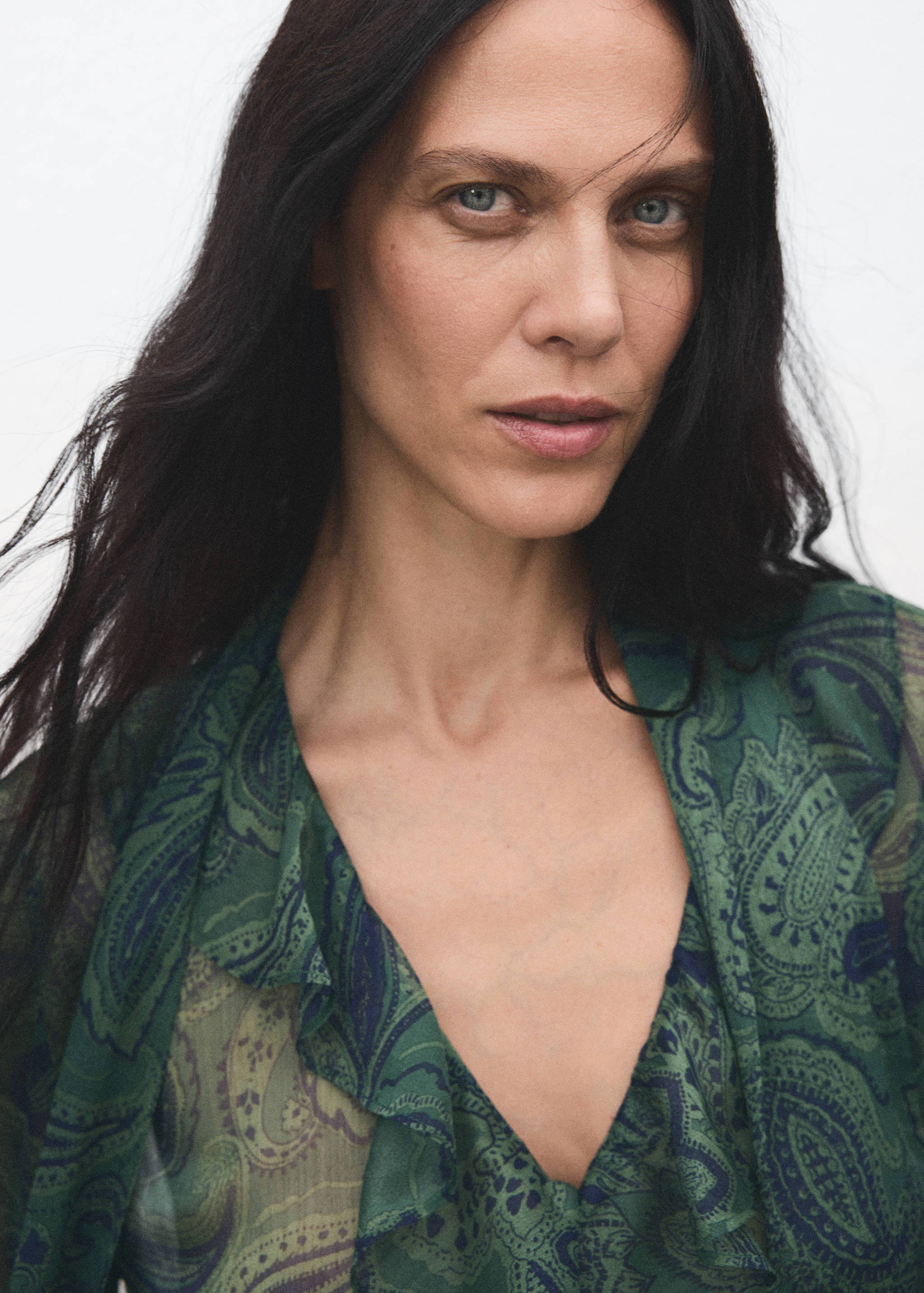 بلوزة بيسلي شال - تفاصيل المنتج 1