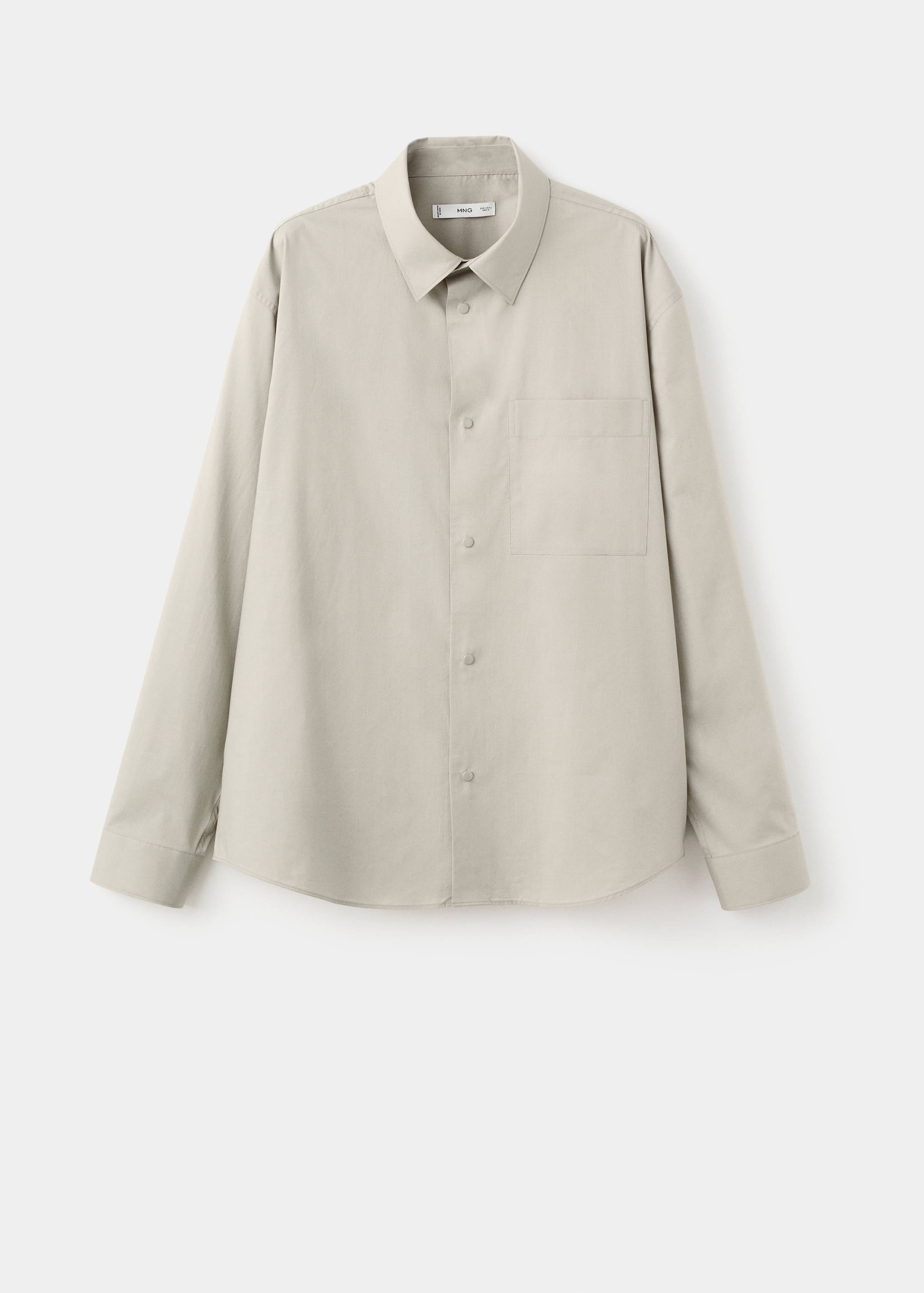 Camisa 100% algodón relaxed fit - Artículo sin modelo