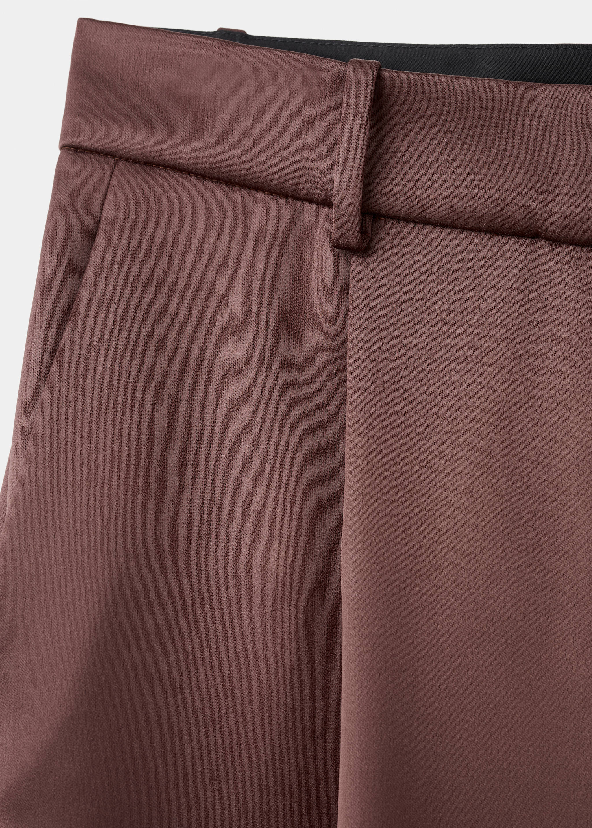 Satin suit trousers - Details of the article 0