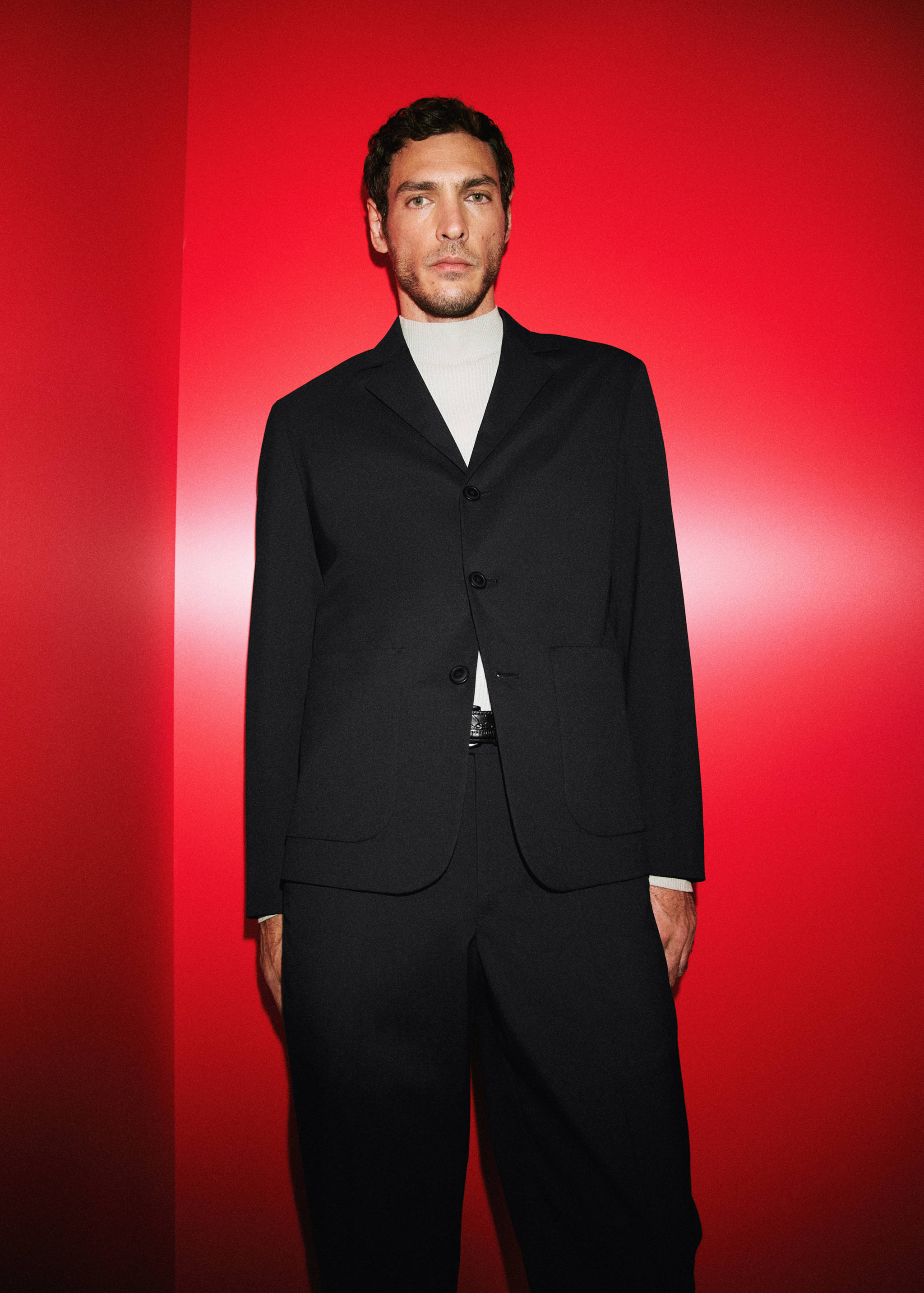 Straight-fit suit jacket - Details of the article 3