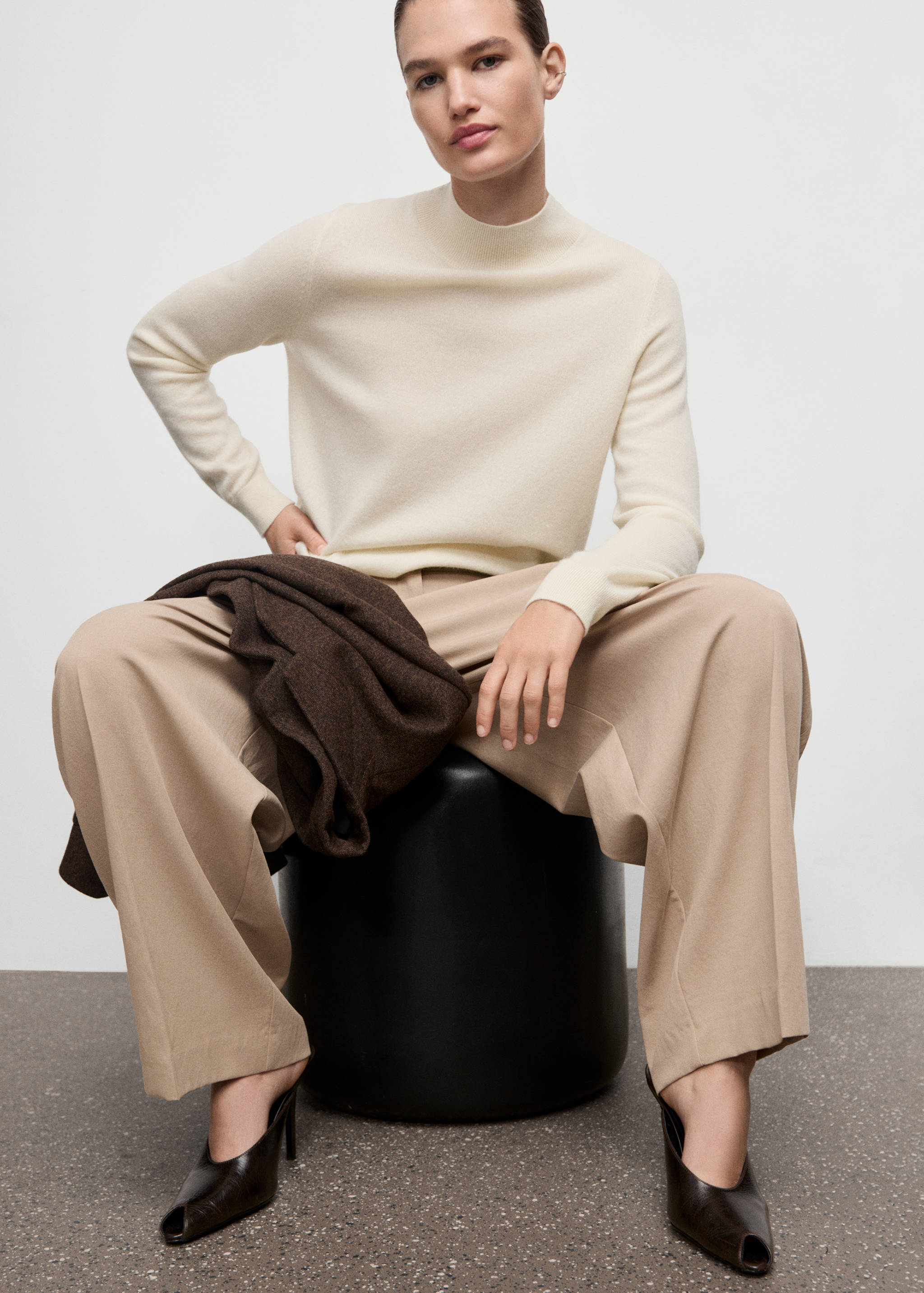 Pull-over 100 % cachemire col montant - Détail de l'article 2