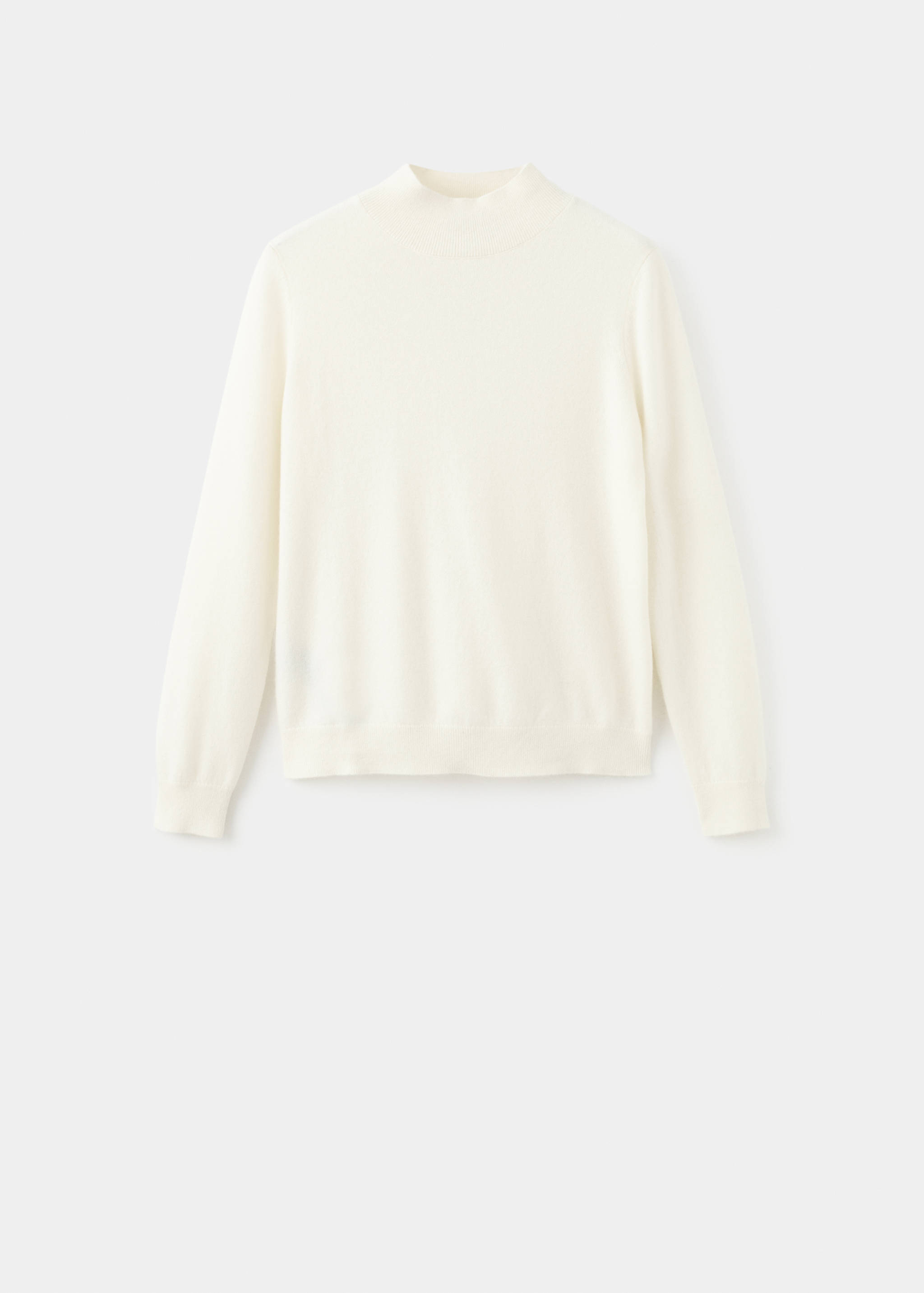 100% cashmere sweater with perkins neck - Article without model