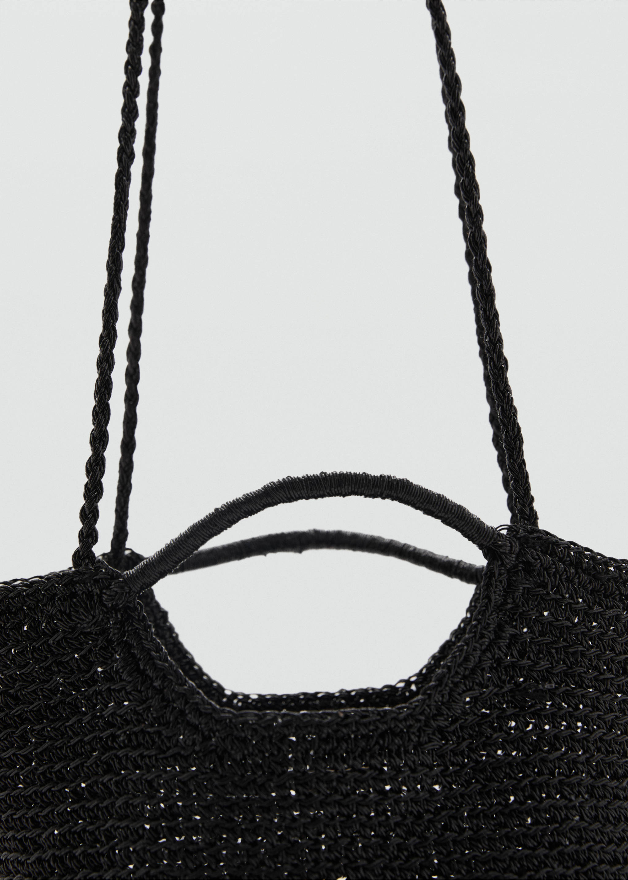 Mini sac bandoulière en tissu - Détail de l'article 1, Noir. Ref: 17041123-00.