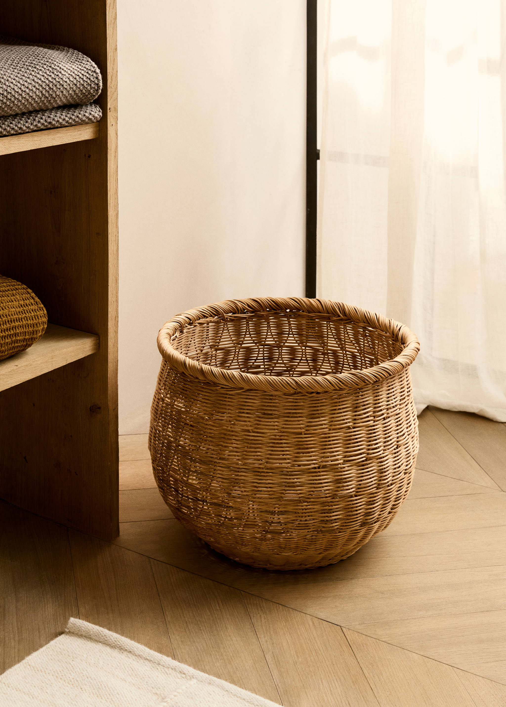 Panier rotin rond - Plan général