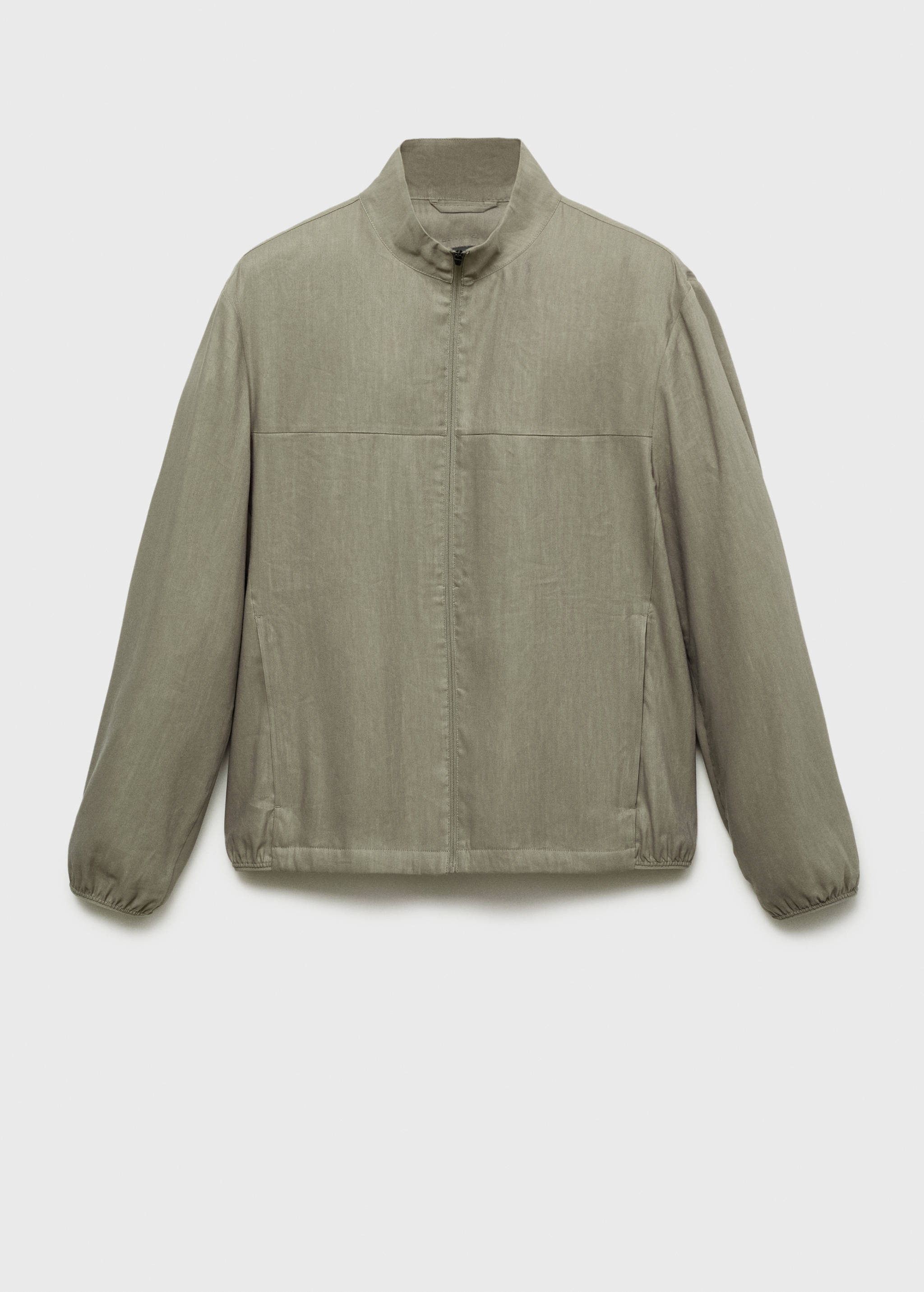 Zipper linen jacket - Article without model