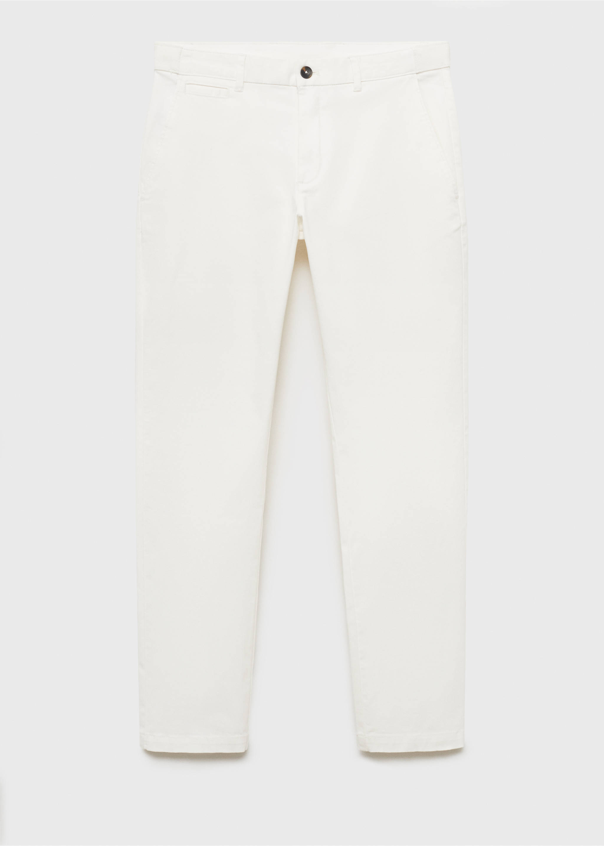 Pantalón Prato chino cropped tappered - Artículo sin modelo, Blanco roto. Ref: 17041144-00.