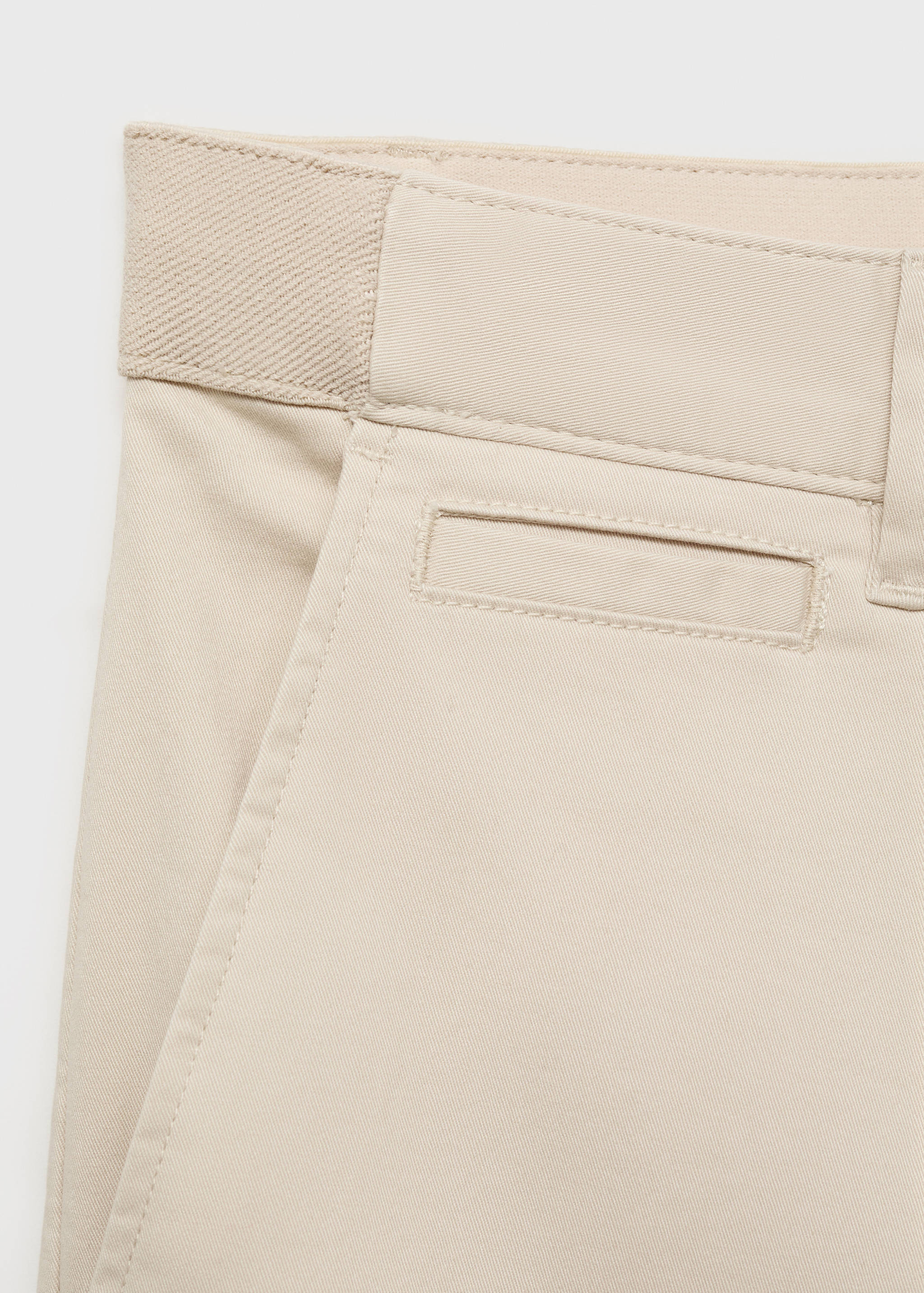 Calças chino Parto cropped e tapered fit - Pormenor do artigo 8