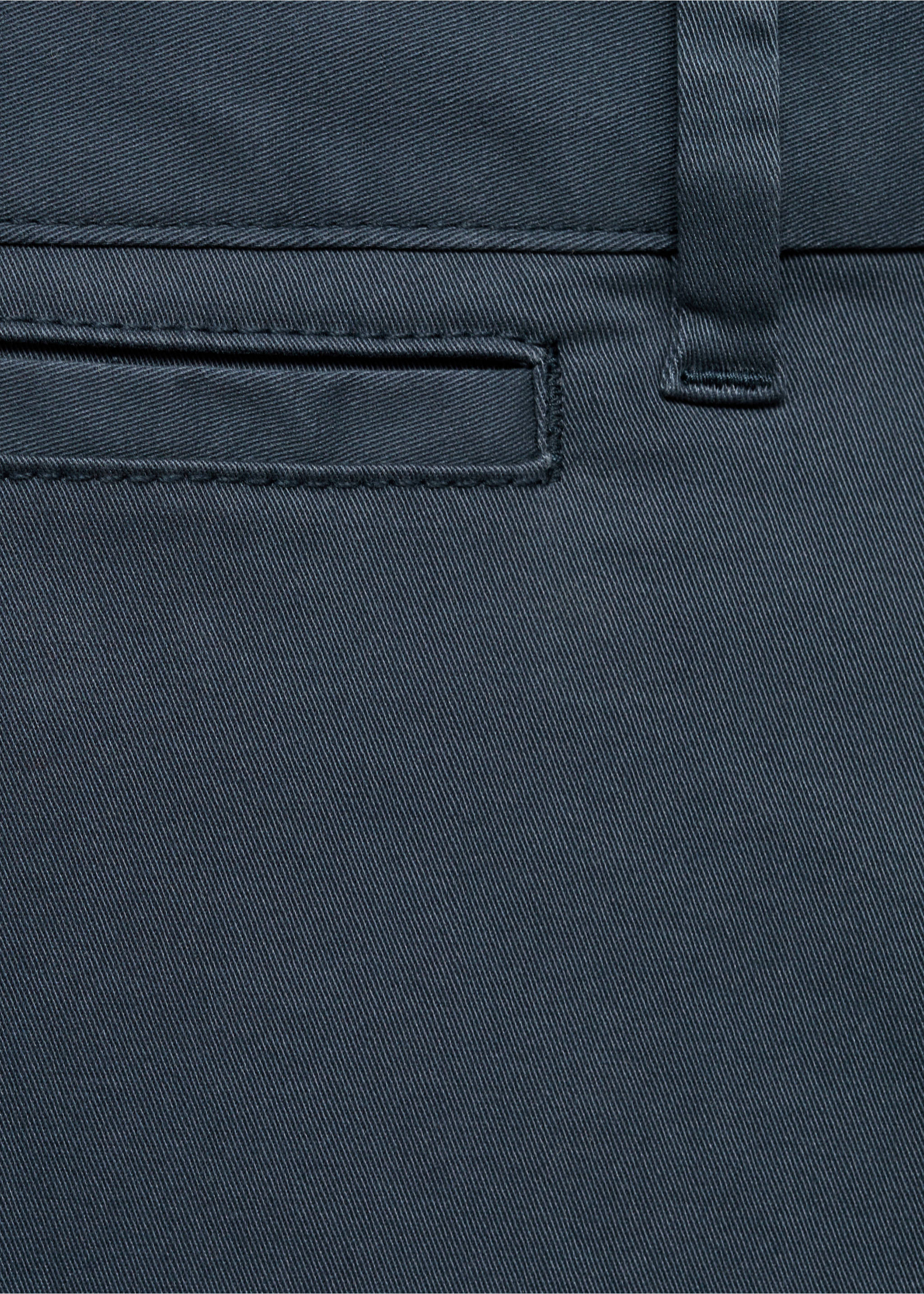 Pantalón Prato chino cropped tappered - Detalle del artículo 0, Azul indigo. Ref: 17041144-00.