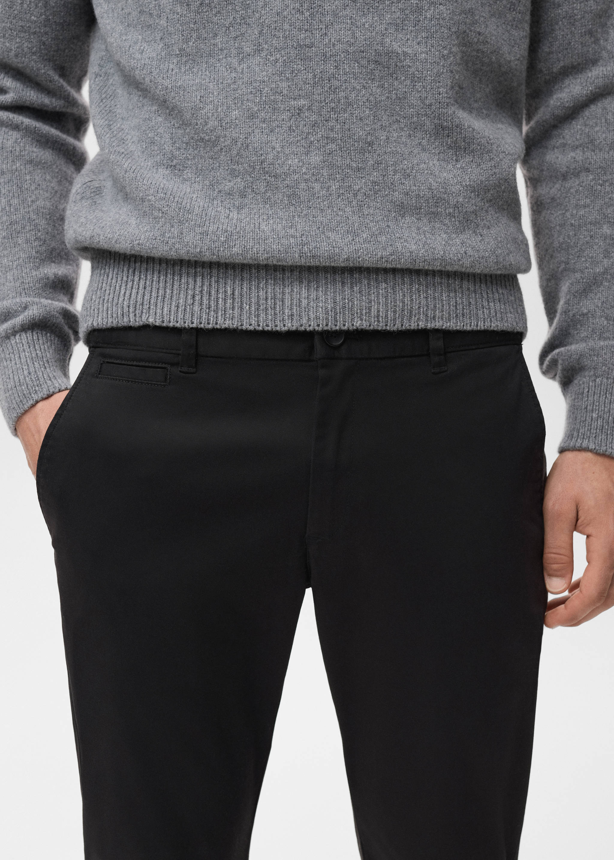 Prato cropped tapered chino pants - Details of the article 1