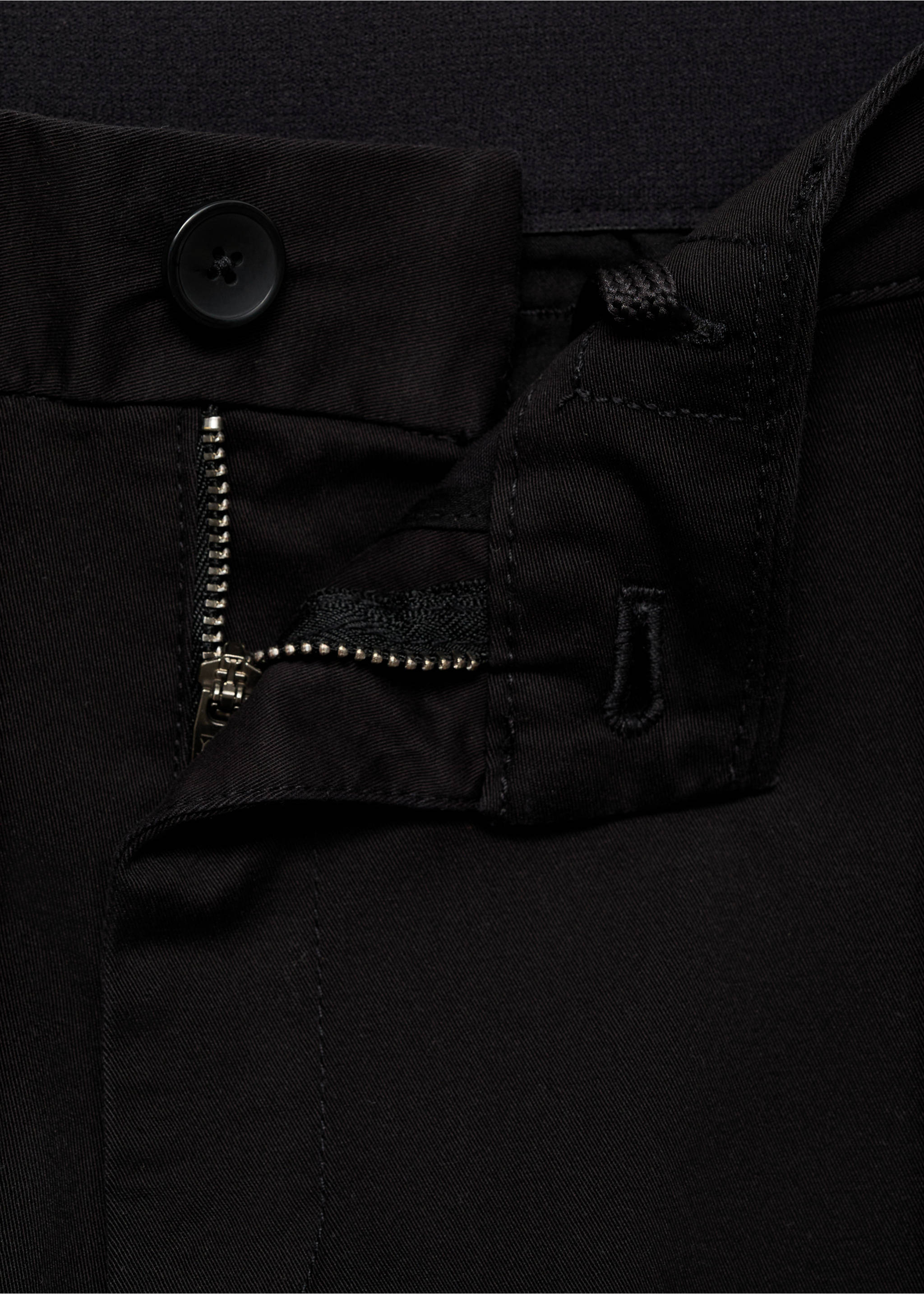 Pantalón Prato chino cropped tappered - Detalle del artículo 8, Negro. Ref: 17041144-00.