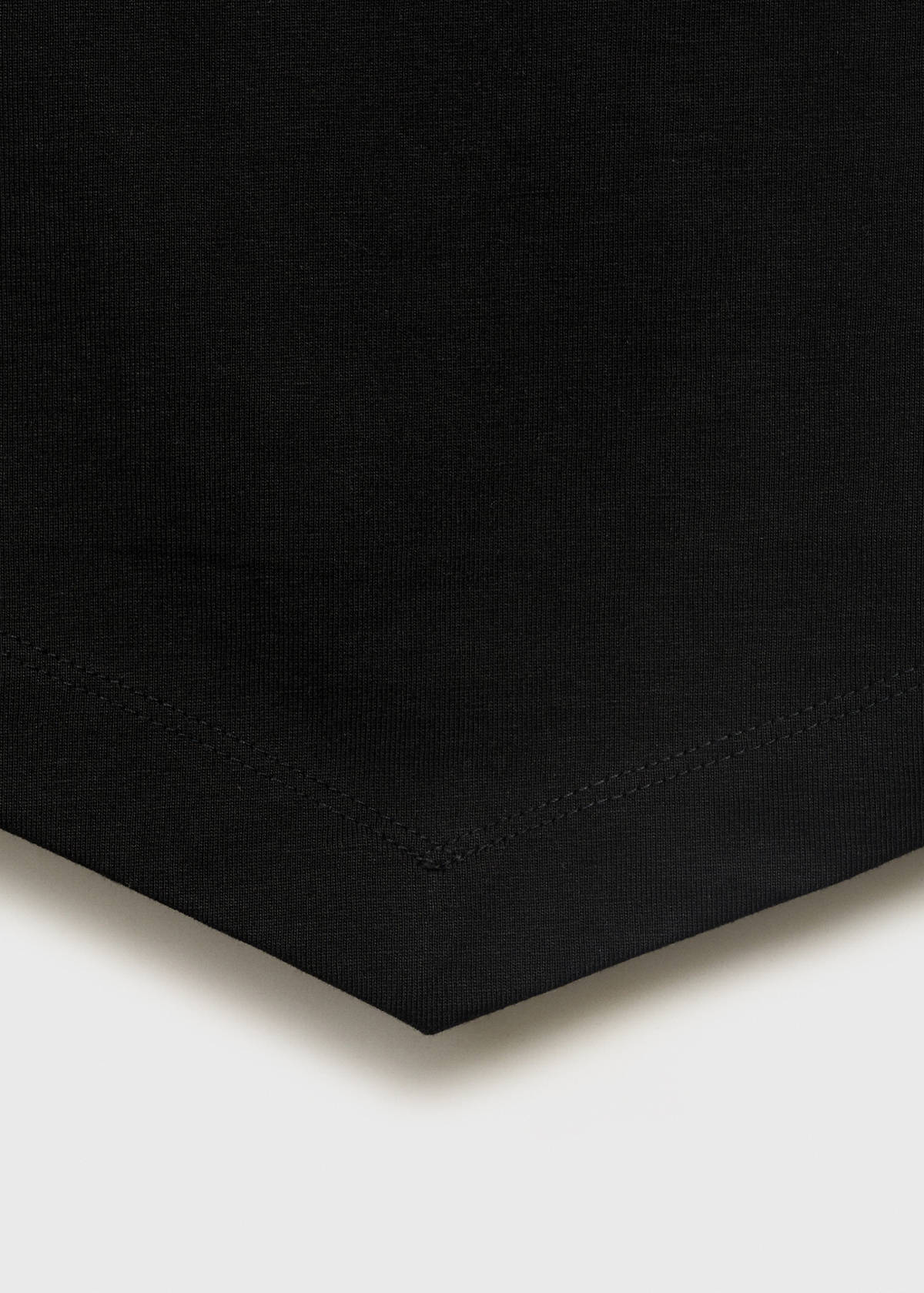 V-neck bandana top — Black