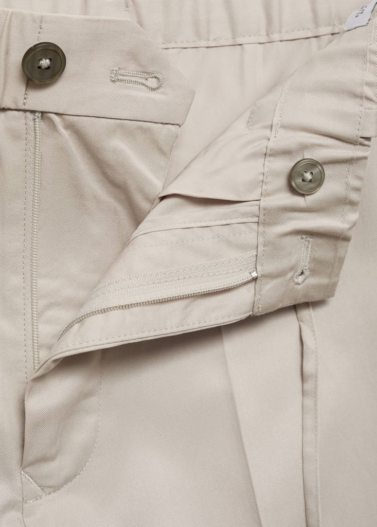 Lyocell cotton joggers — Ice Grey