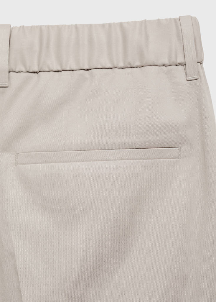 Lyocell cotton joggers — Ice Grey