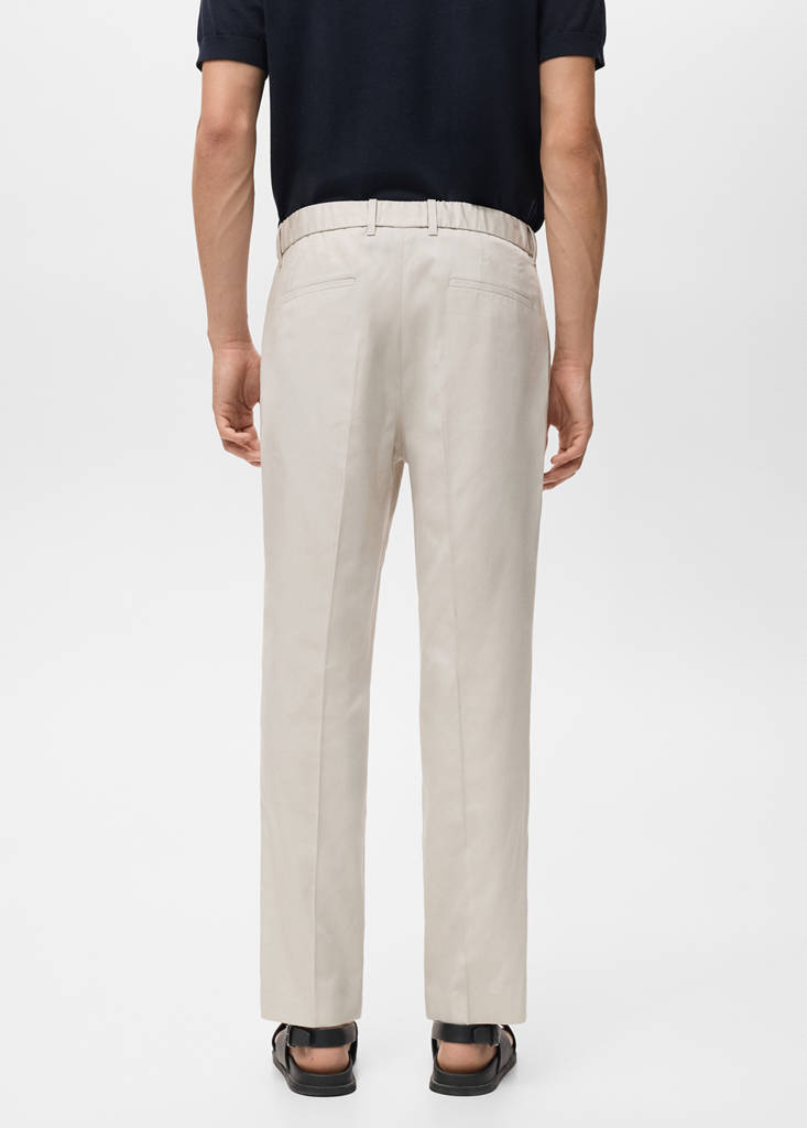 Lyocell cotton joggers — Ice Grey