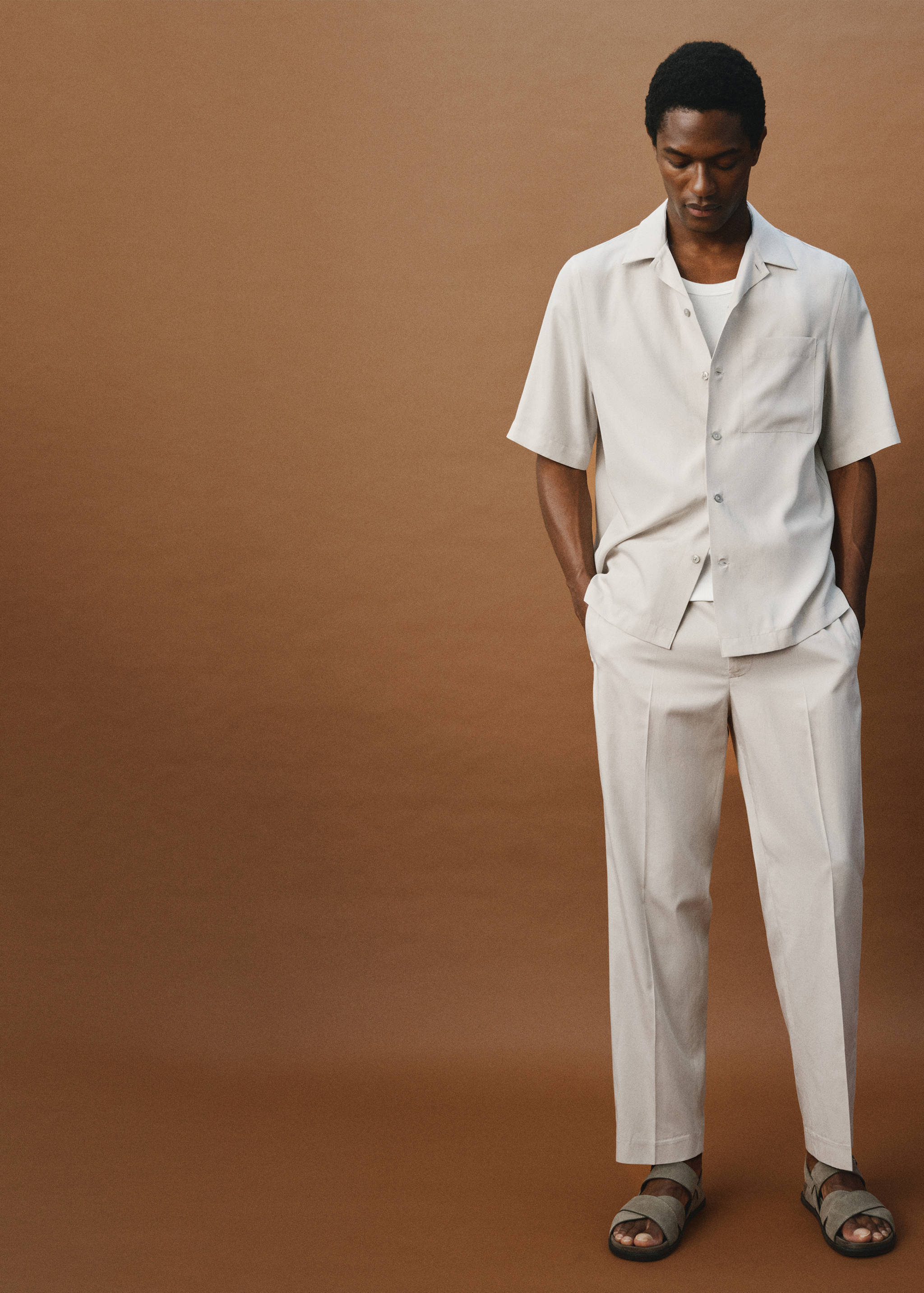 Lyocell cotton joggers - Details of the article 5