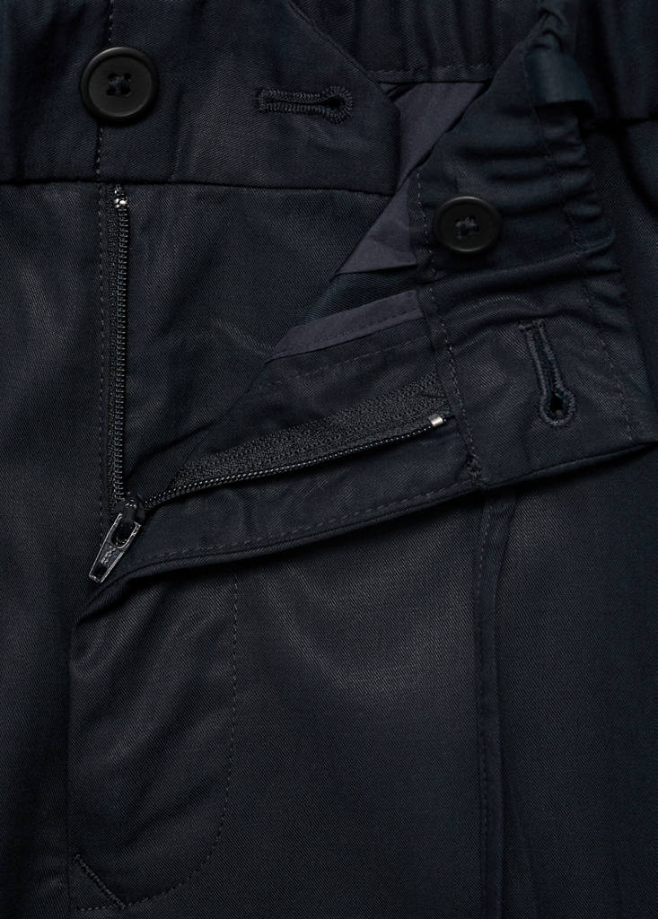 Lyocell cotton joggers — Navy