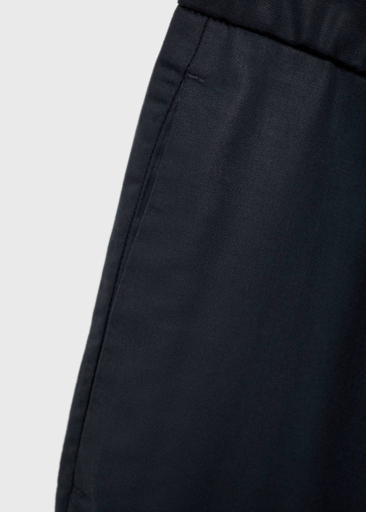 Lyocell cotton joggers — Navy