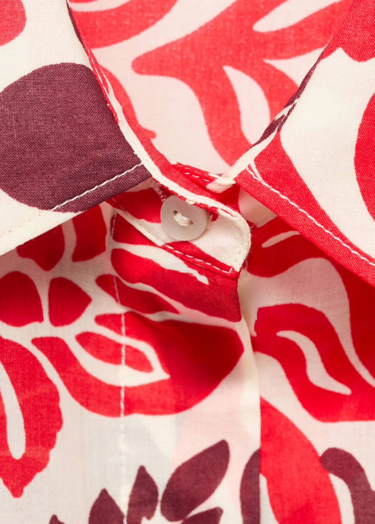 Printed cotton shirt — Off White