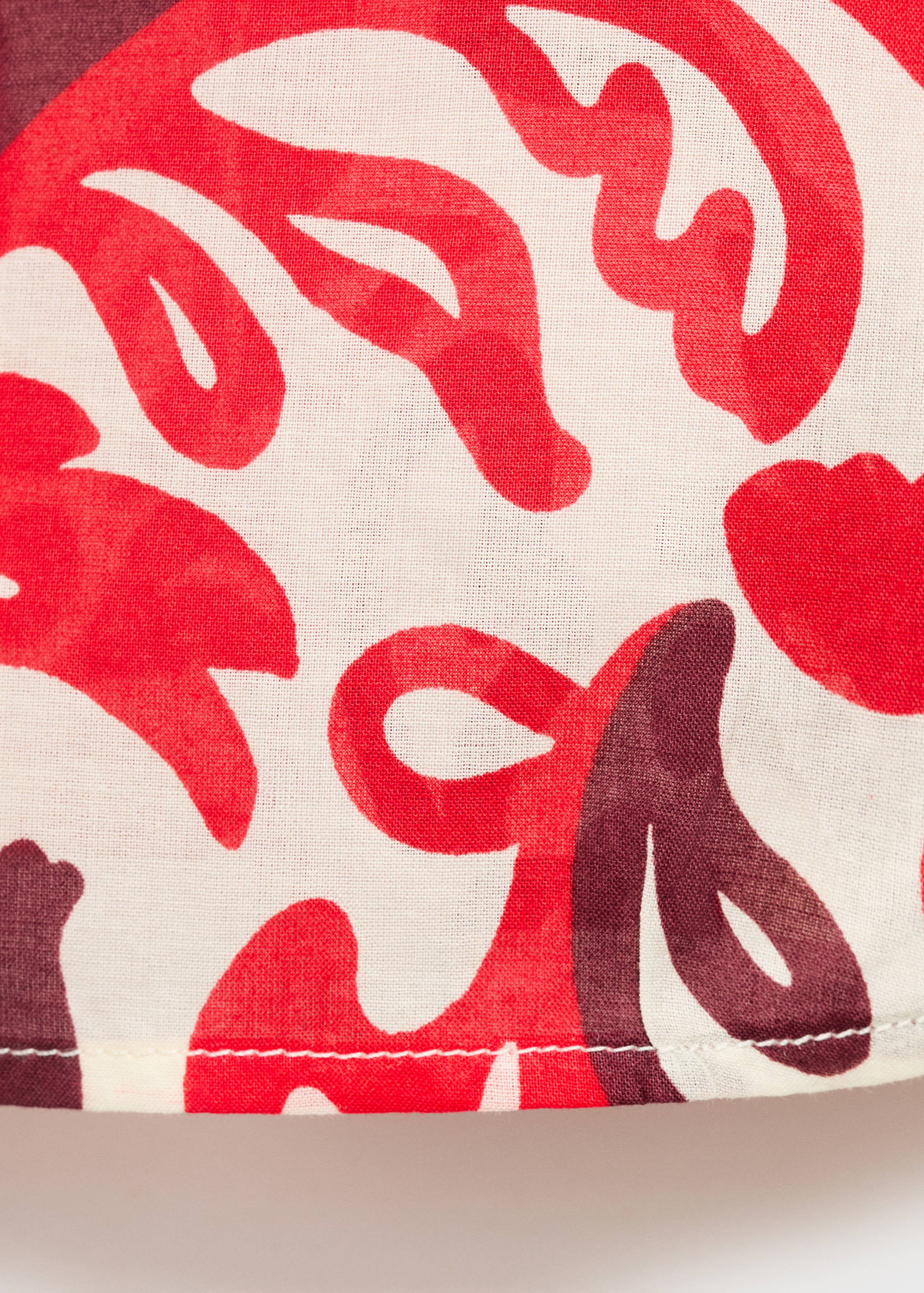 Printed cotton shirt - Details of the article 0