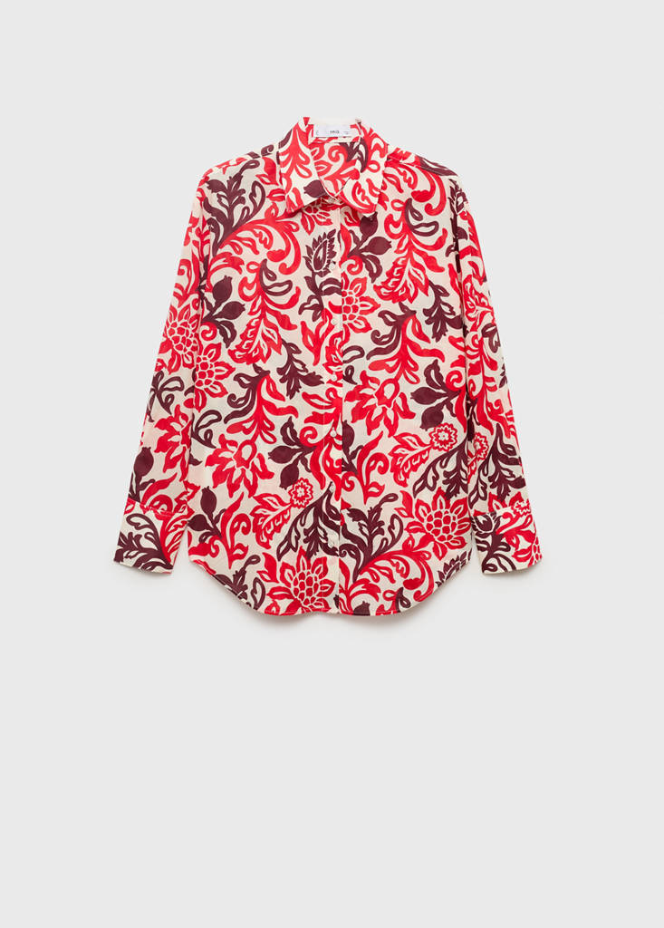 Printed cotton shirt — Off White
