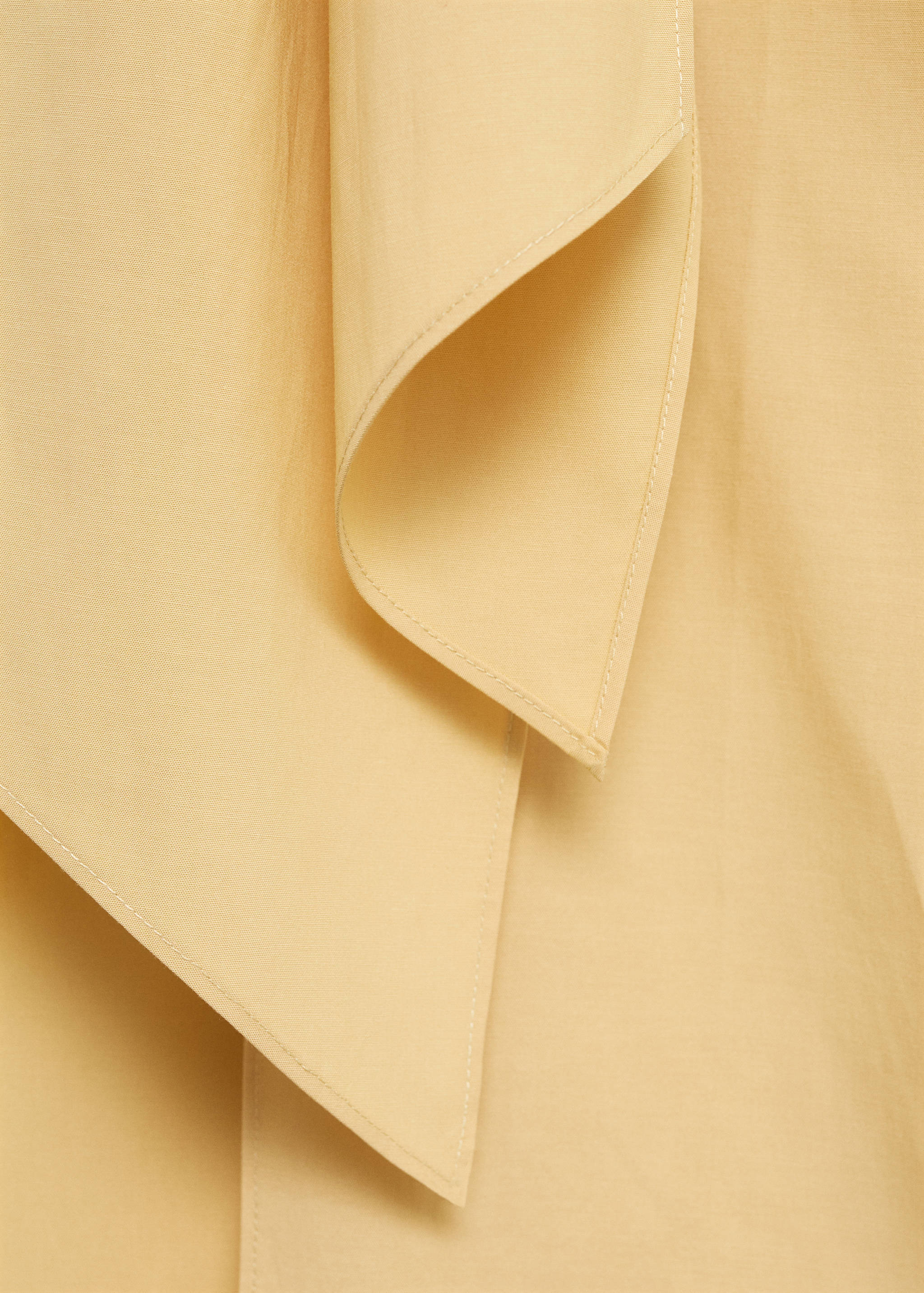 Vestido camiseiro com nó - Pormenor do artigo 0