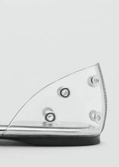 Vinyl shoes with eyelets — Silver 3