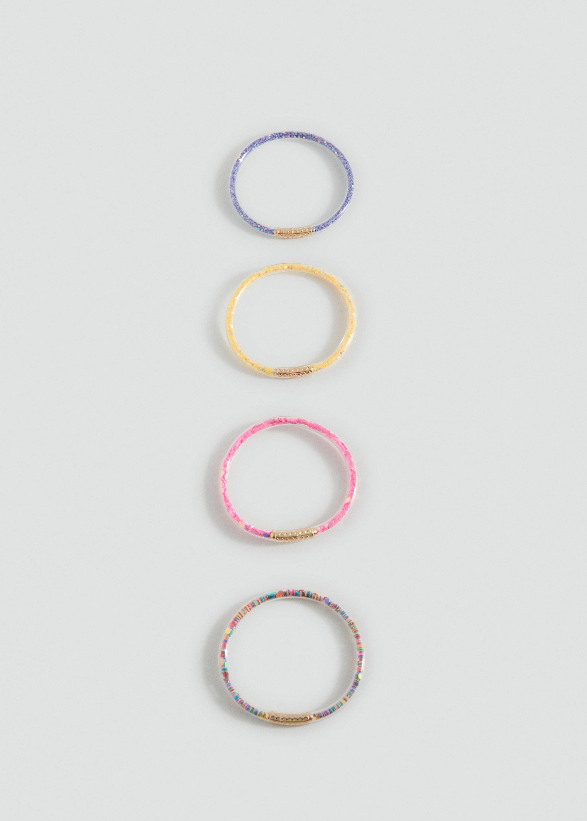 Pack of 4 bracelets - Medium plane