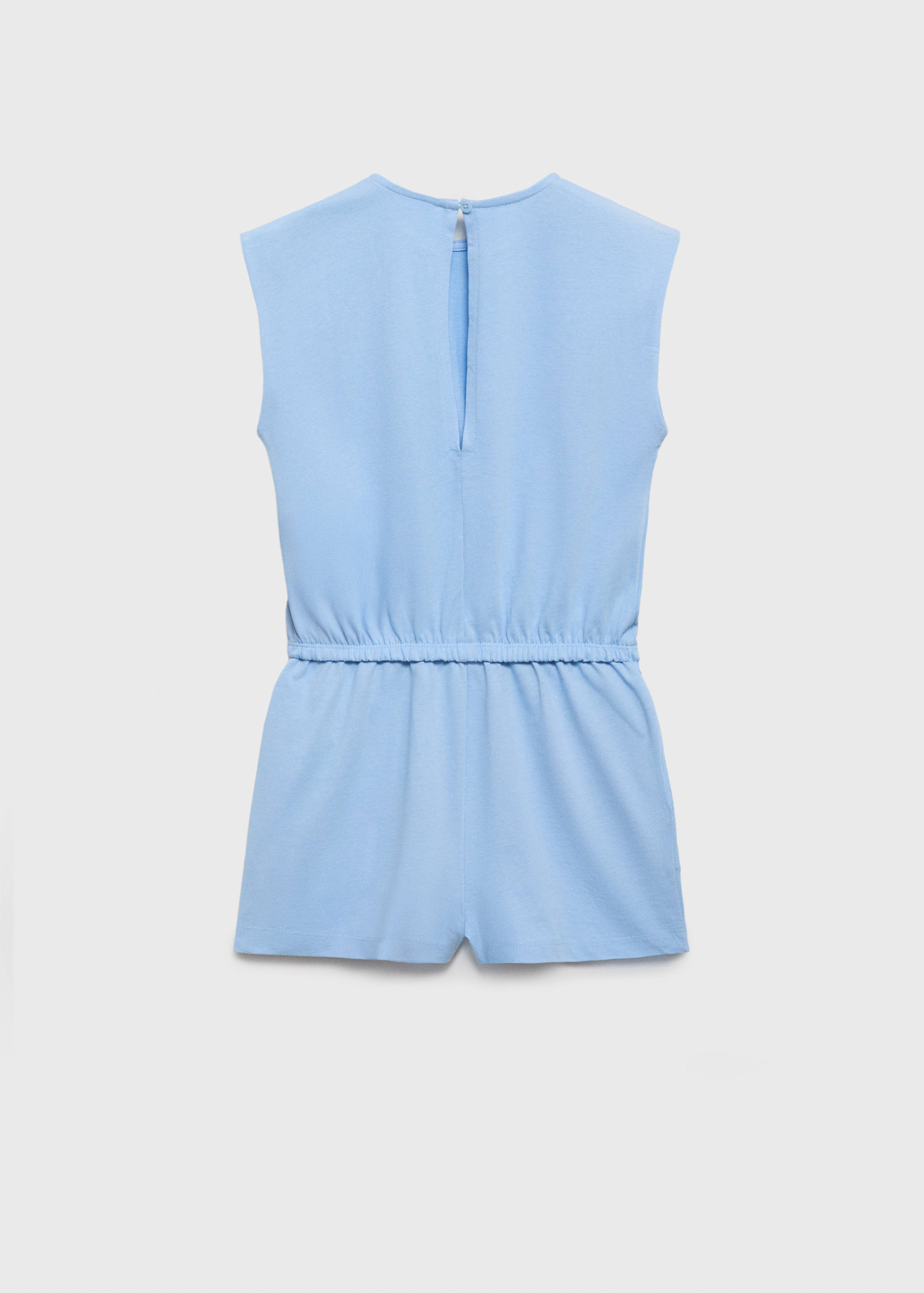 Short distressed jumpsuit - Reverse of the article