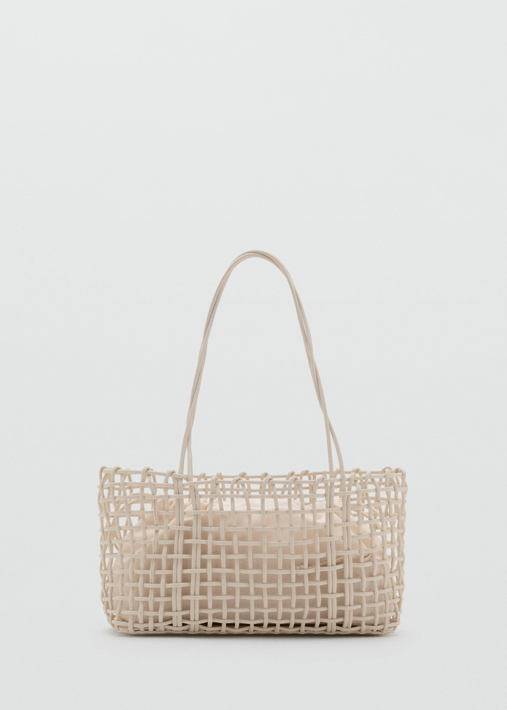Medium braided shoulder bag - Article without model
