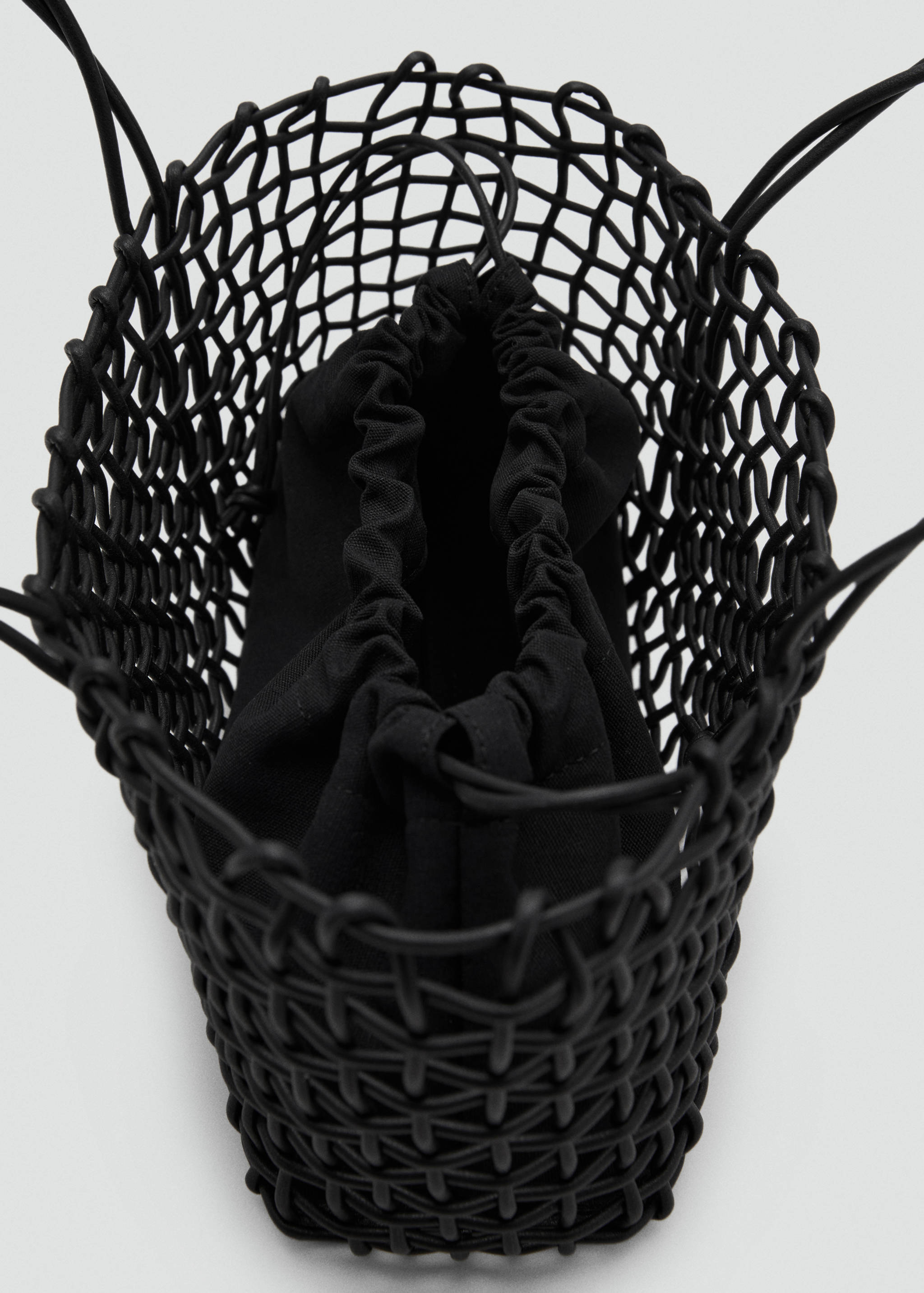 Medium braided shoulder bag - Details of the article 1