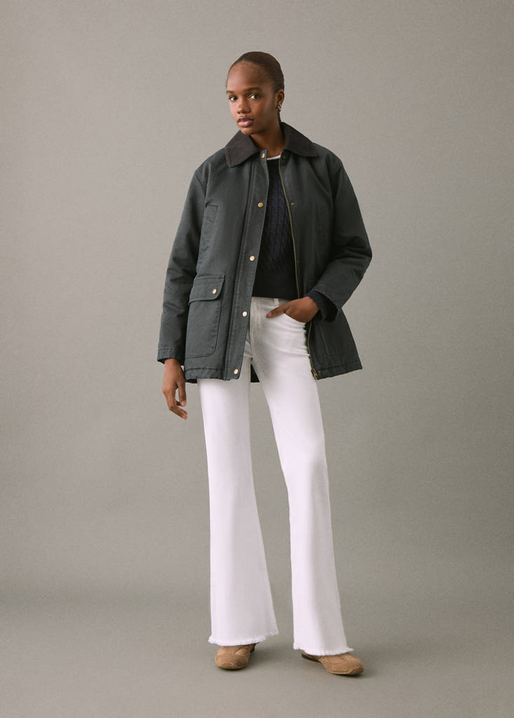 Frayed low-rise skinny jeans — Off White