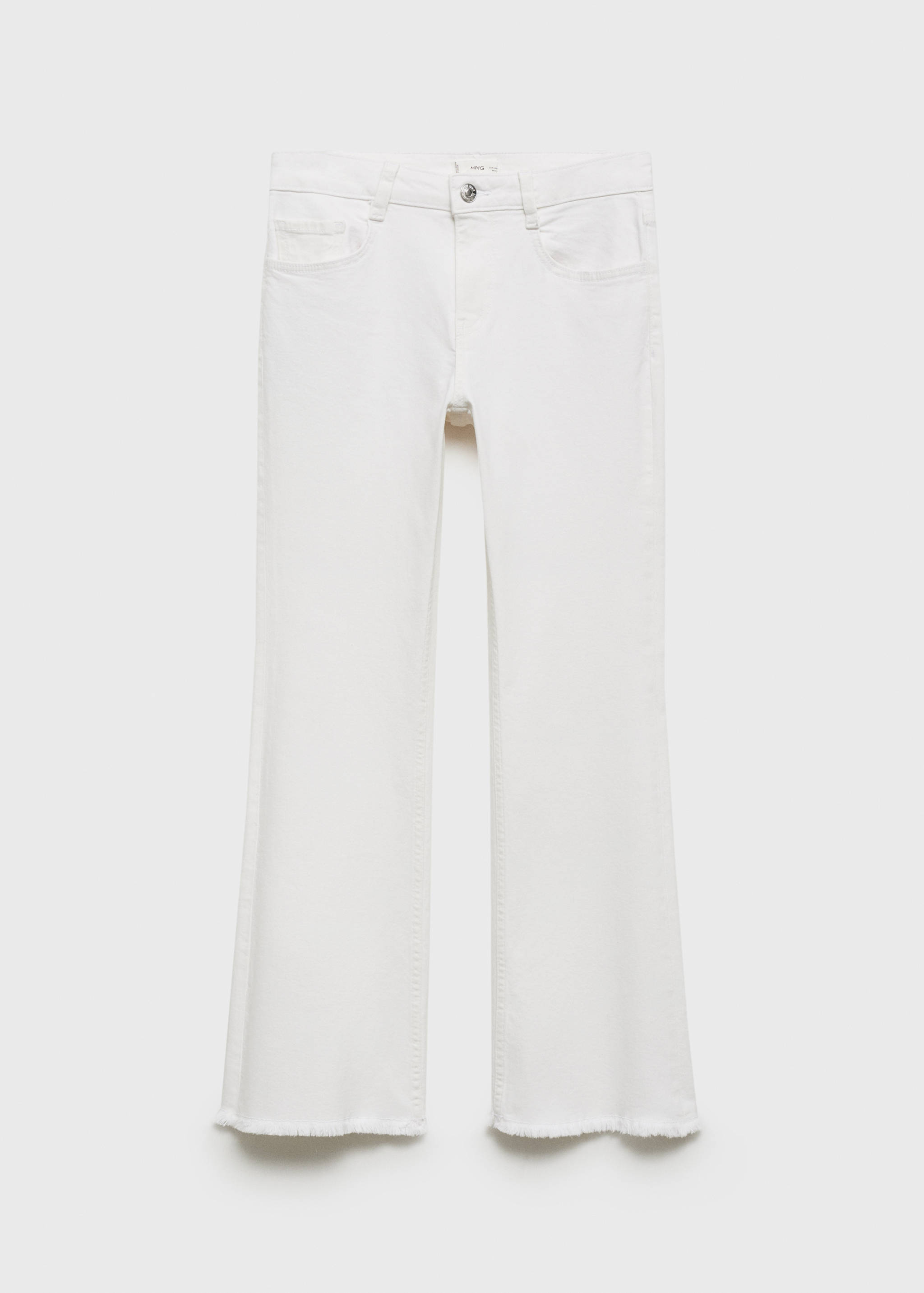 Frayed low-rise skinny jeans - Article without model