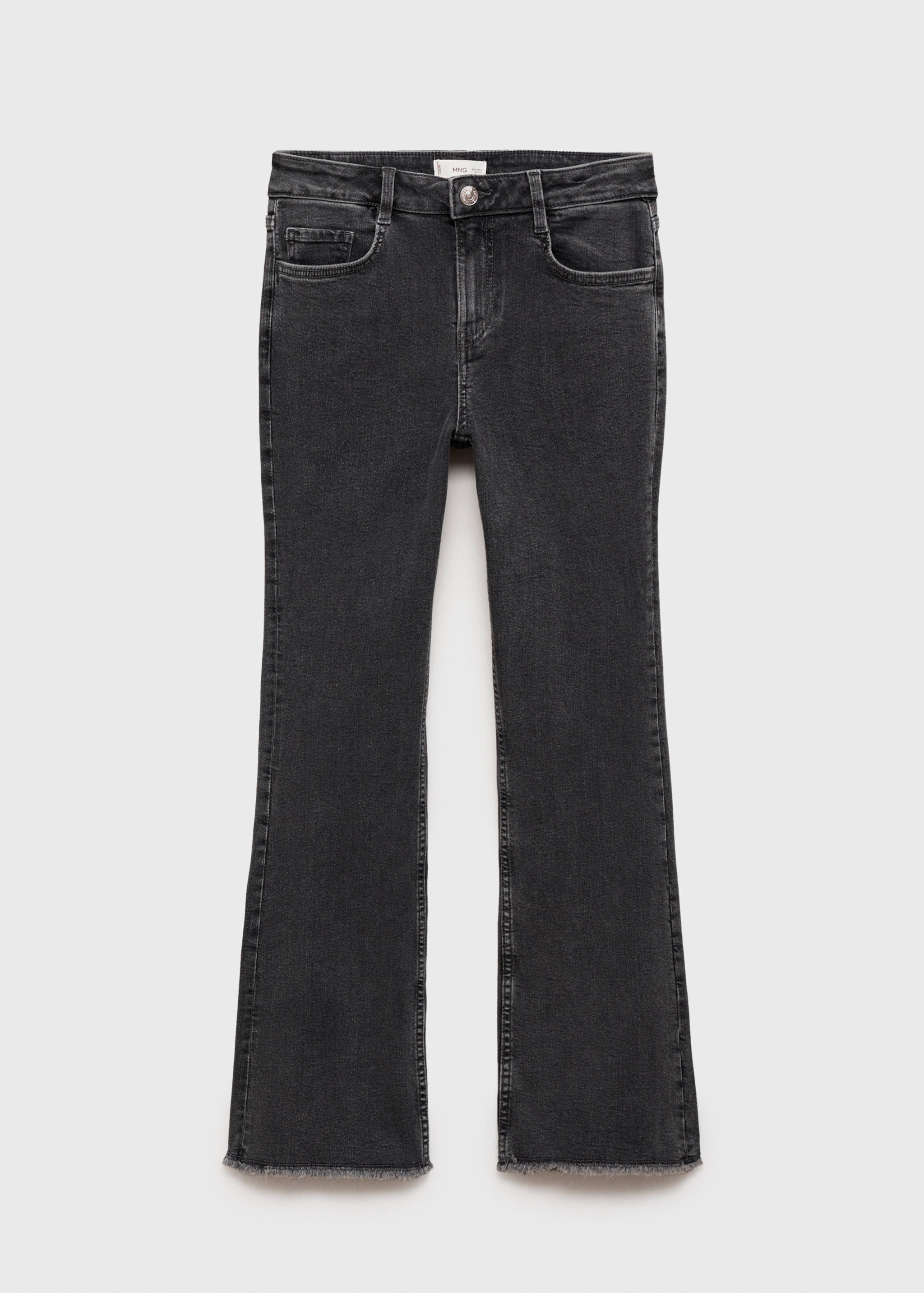 Frayed low-rise skinny jeans - Article without model