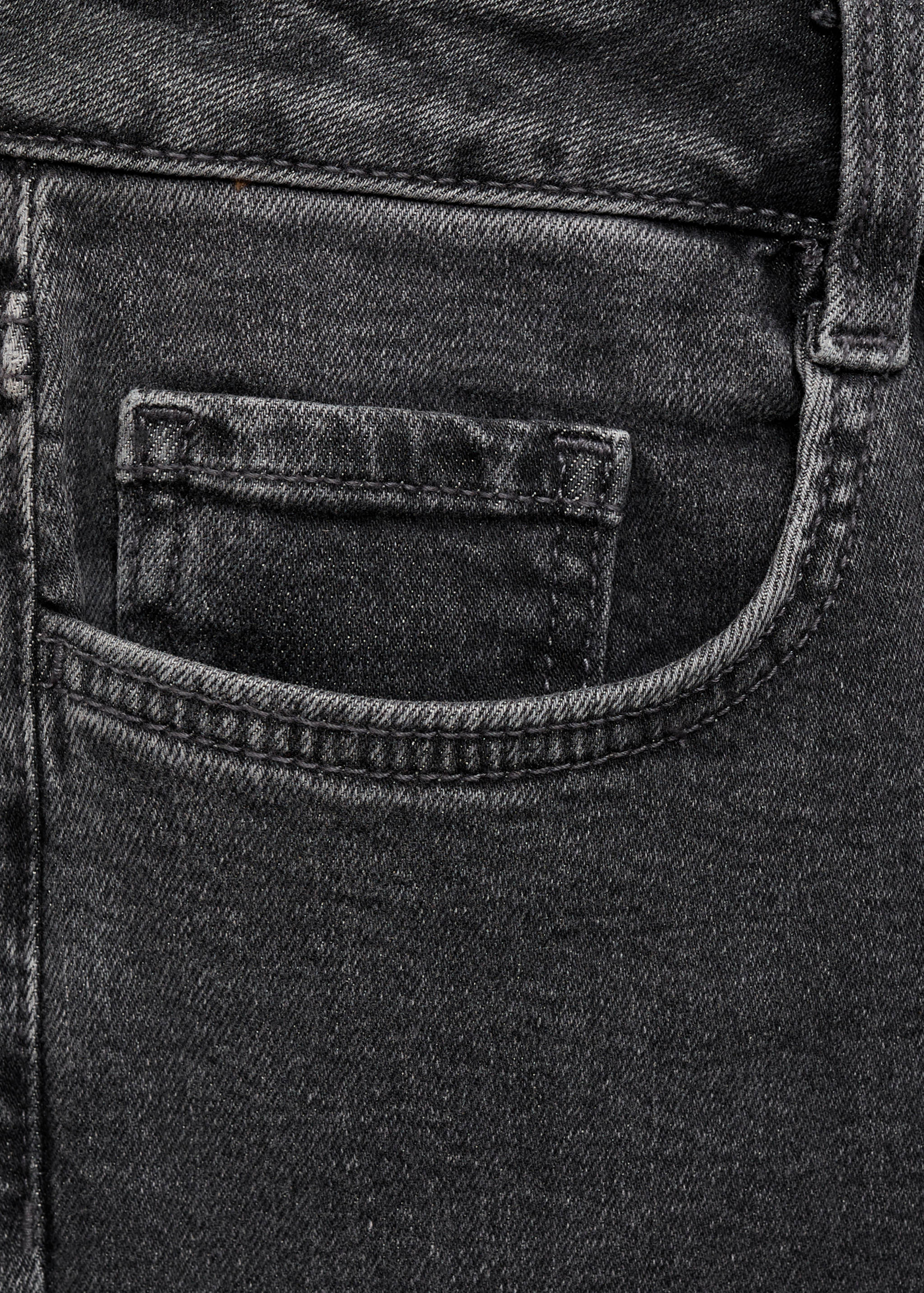 Frayed low-rise skinny jeans - Details of the article 0