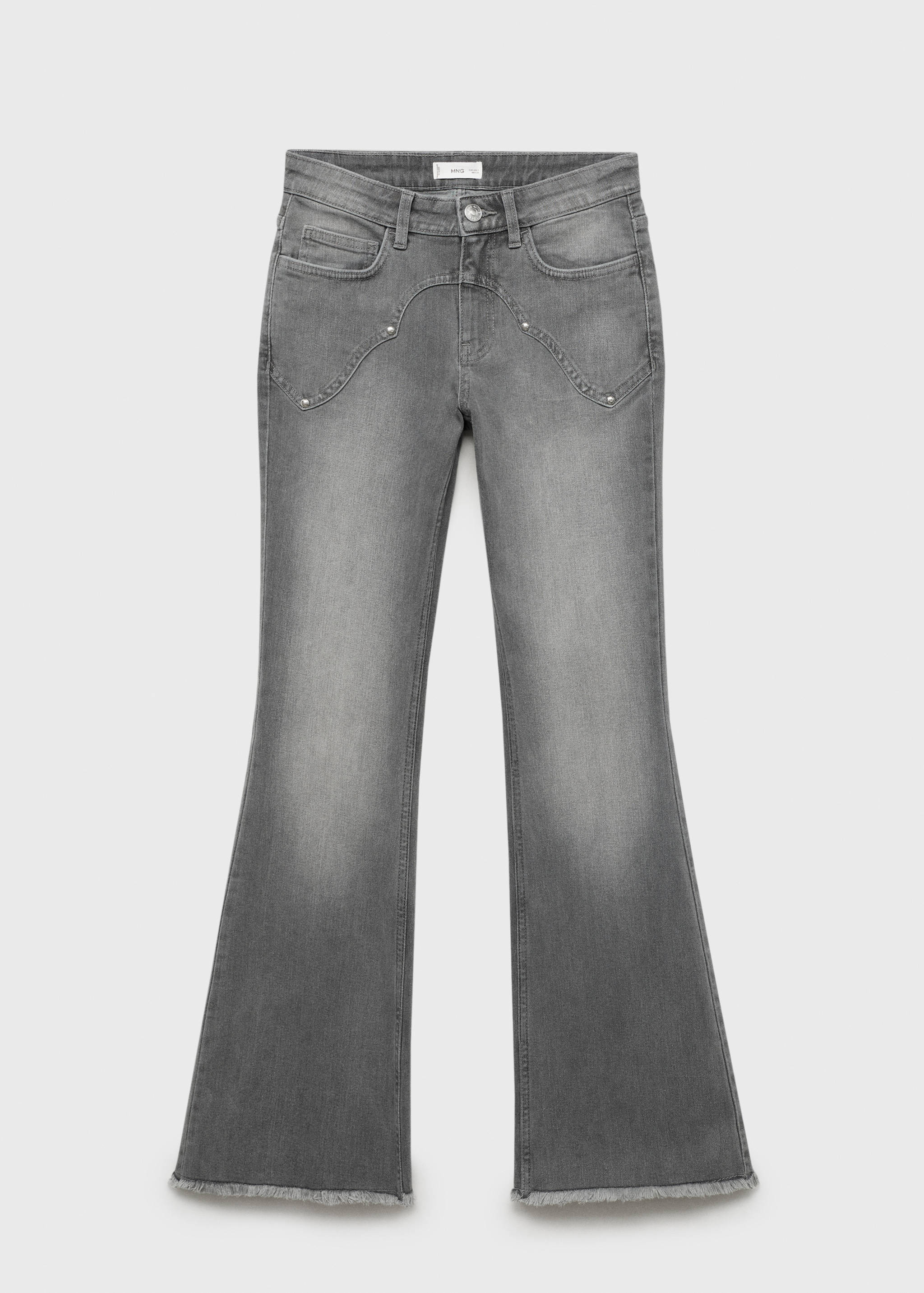 Flared jeans with studs - Article without model