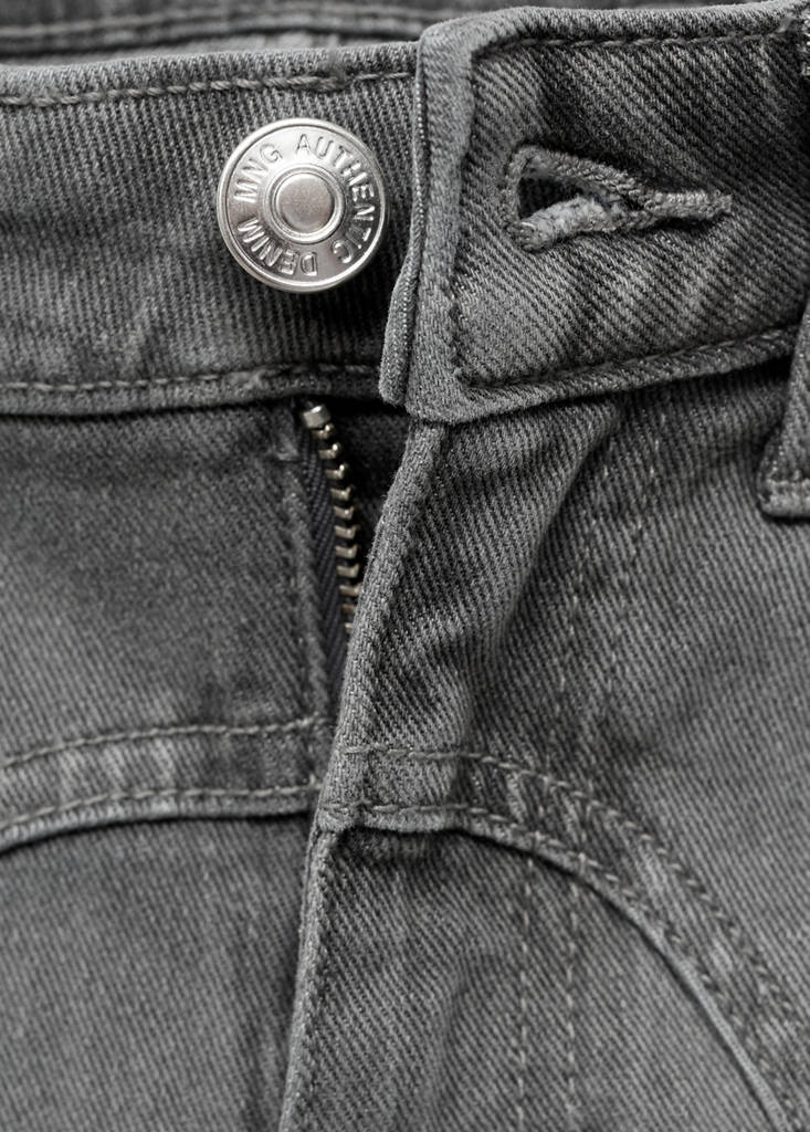 Flared jeans with studs — Denim Grey