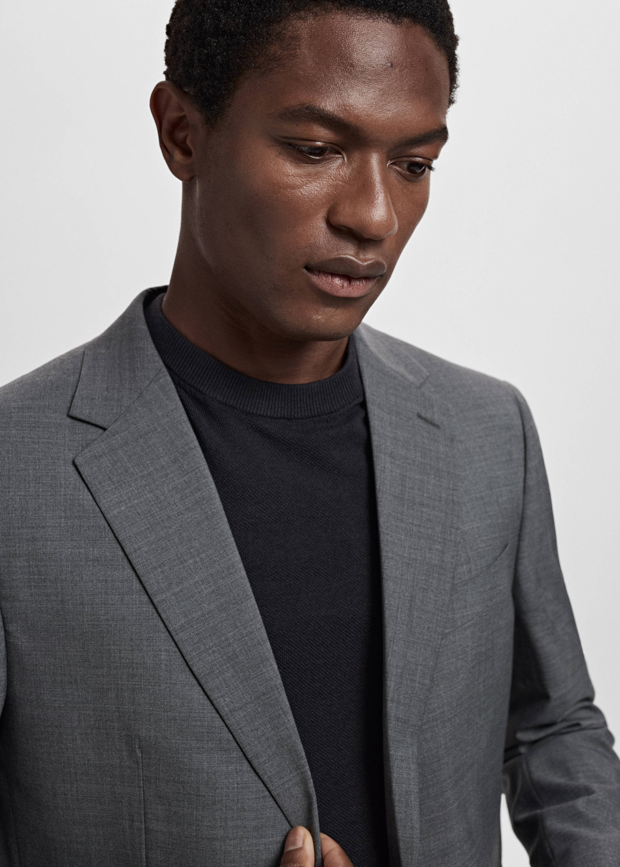 Turin 100% virgin wool suit jacket - Details of the article 1