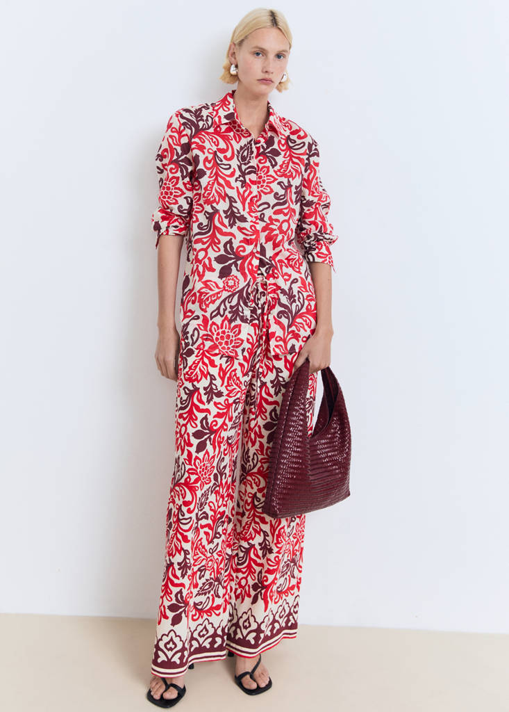 Flowy printed trousers — Off White