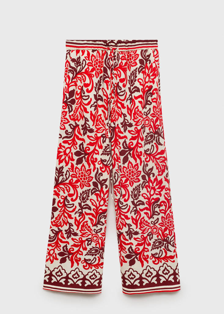 Flowy printed trousers — Off White