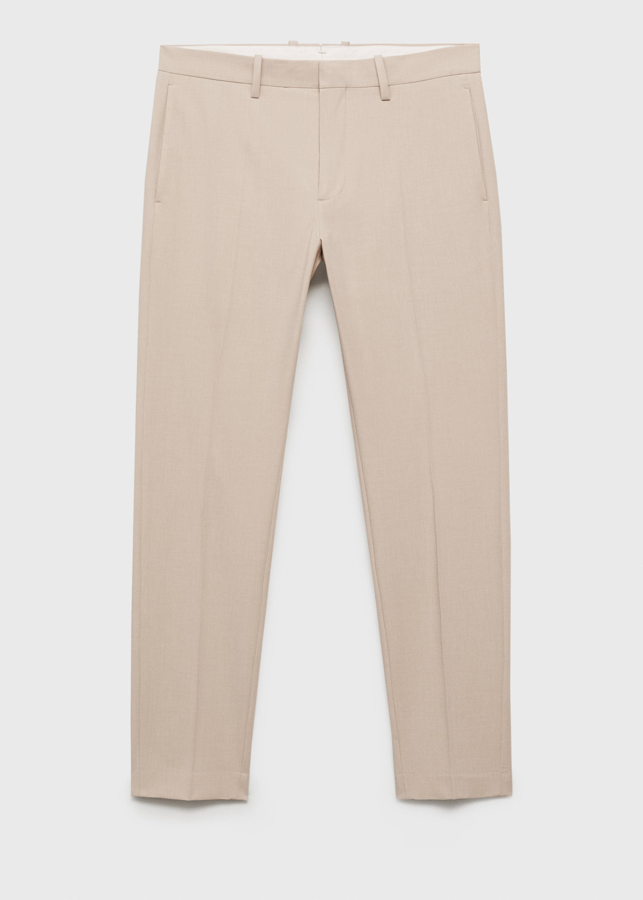 Stretch fabric super slim-fit suit trousers - Article without model