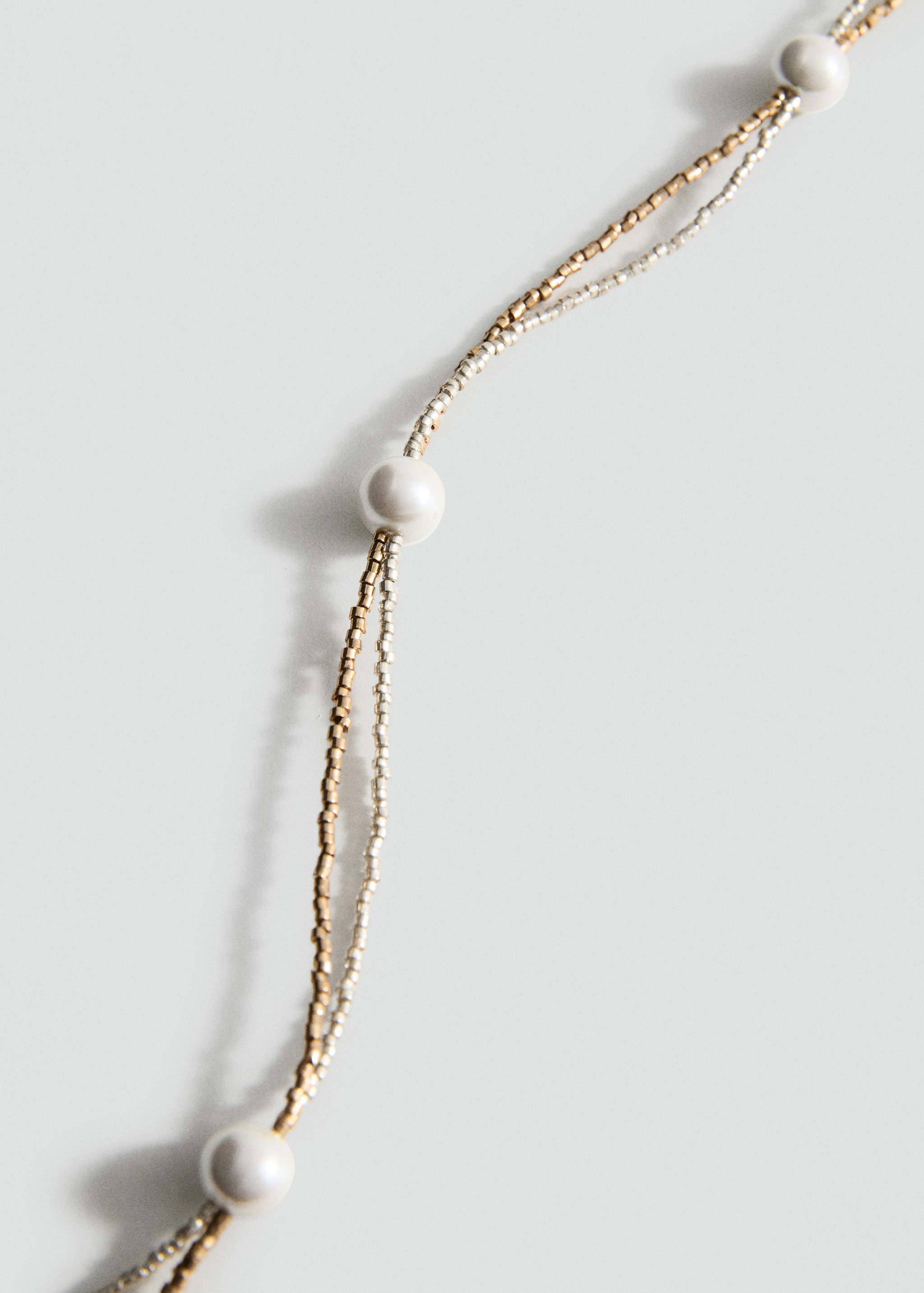 Colar duplo combinado - Plano médio