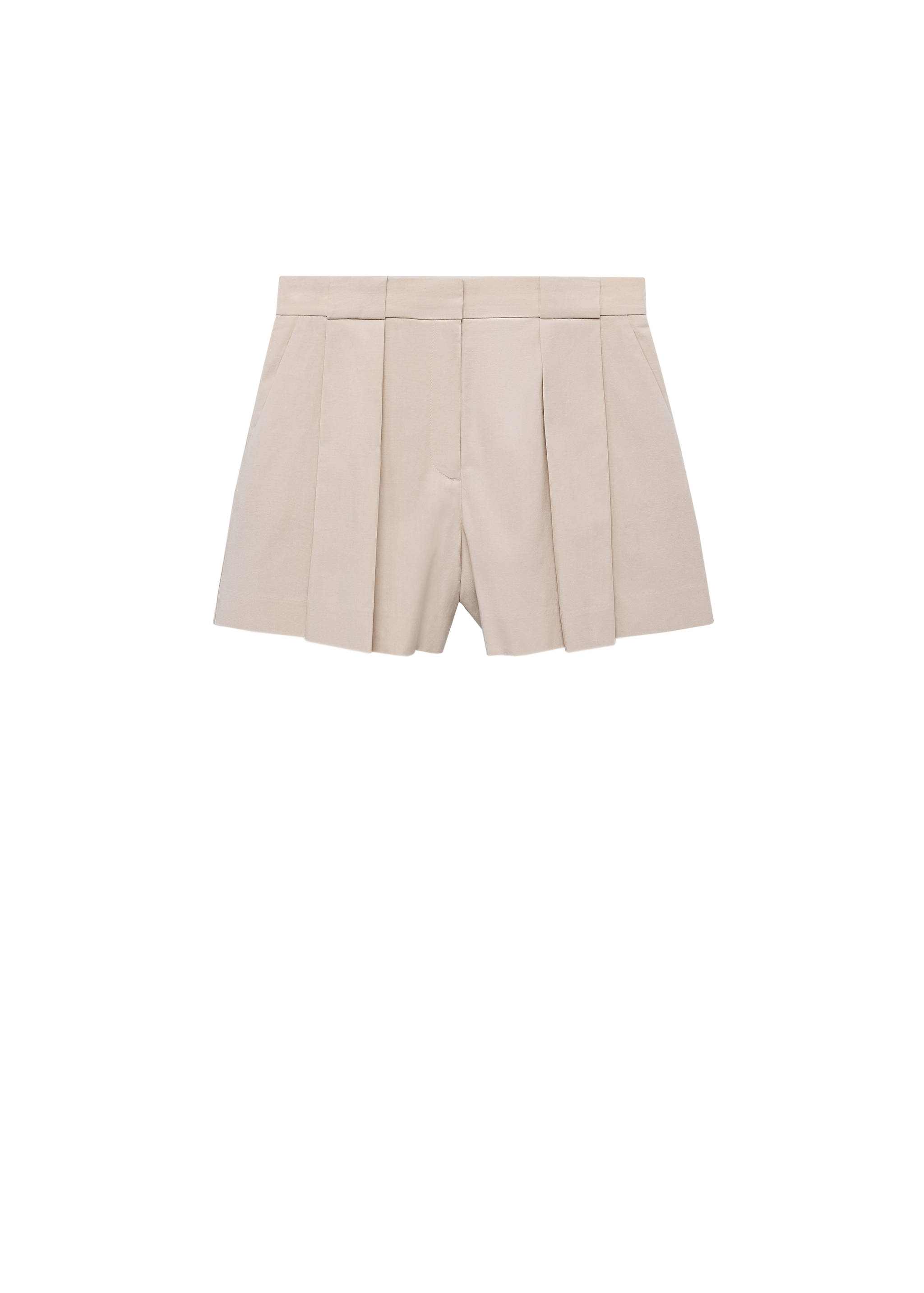 Pleated suit shorts - Details of the article 7