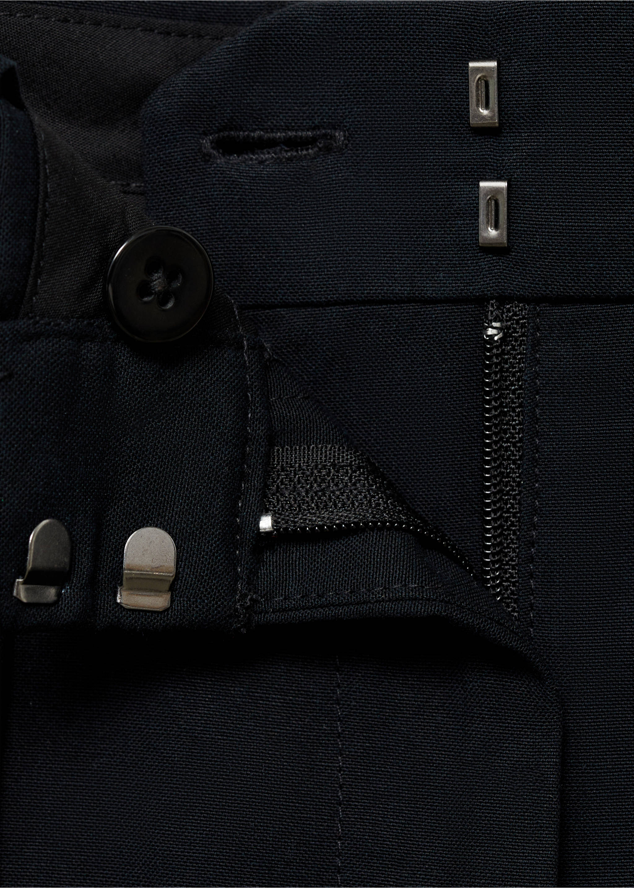 褶皱西装短裤 - null, 黑色. Ref: 17041206-00.