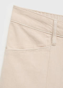Straight-fit mid-rise denim trousers — Sand 7