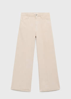 Straight-fit mid-rise denim trousers — Sand 5