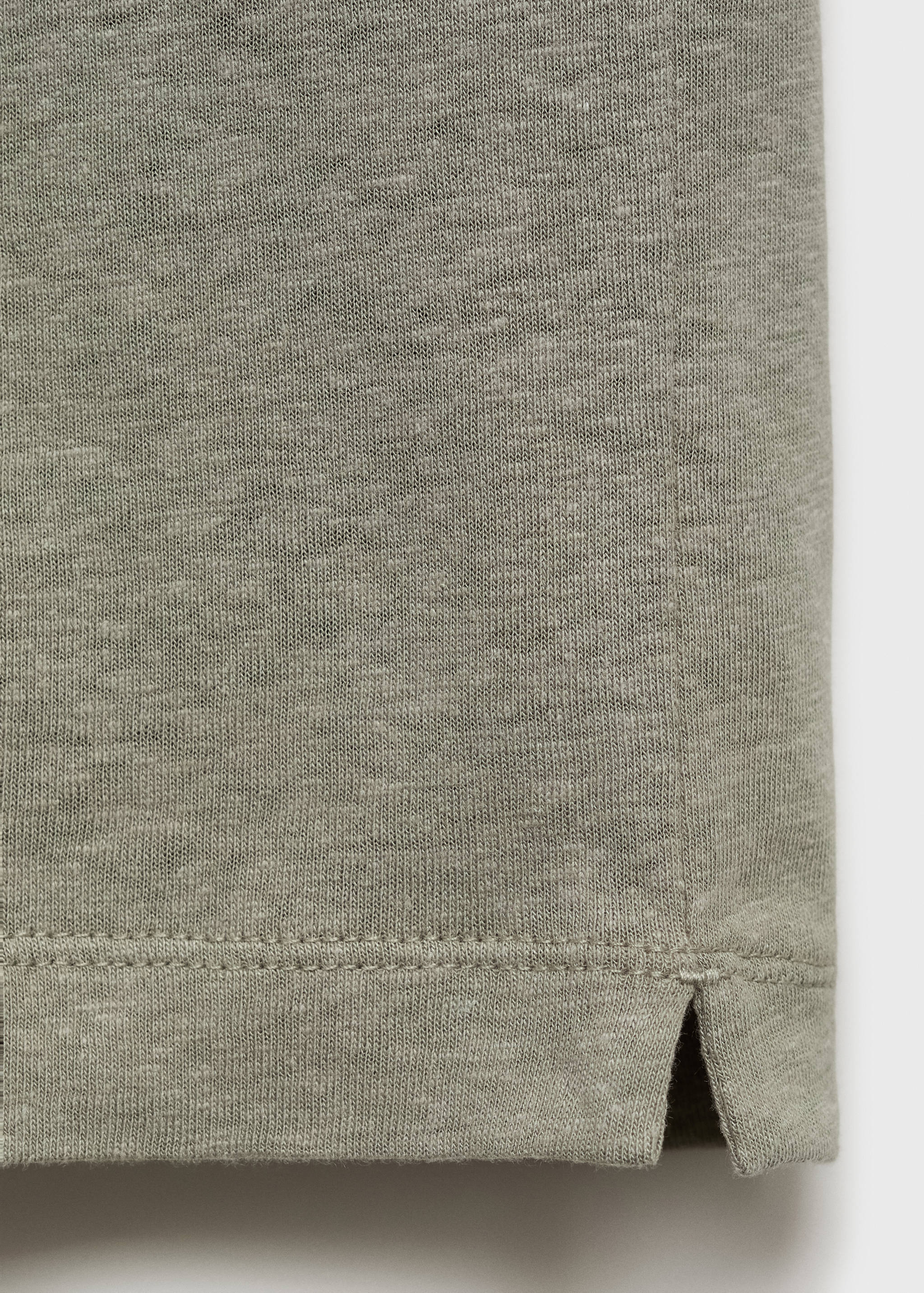 Camiseta lino slim fit - Detalle del artículo 0