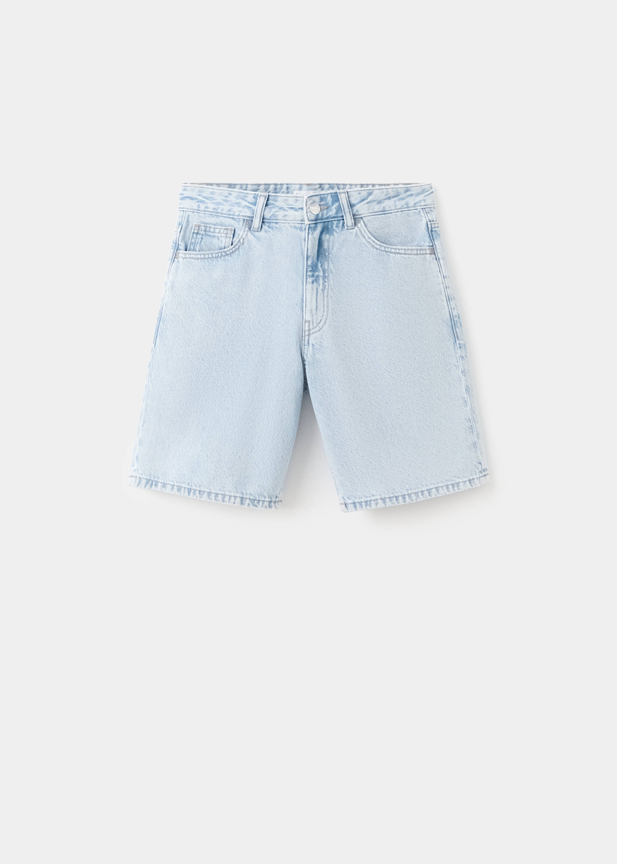 Cotton denim shorts - Article without model