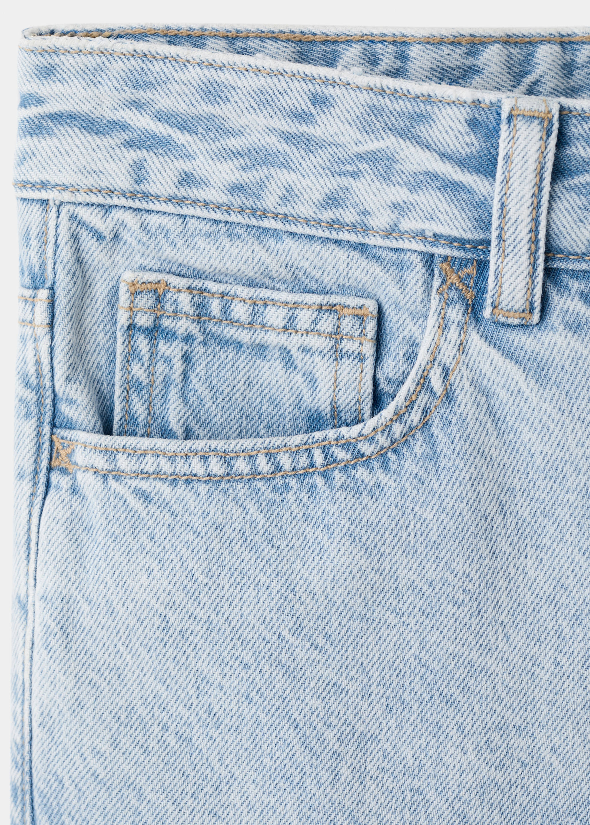 Cotton denim shorts - Details of the article 8
